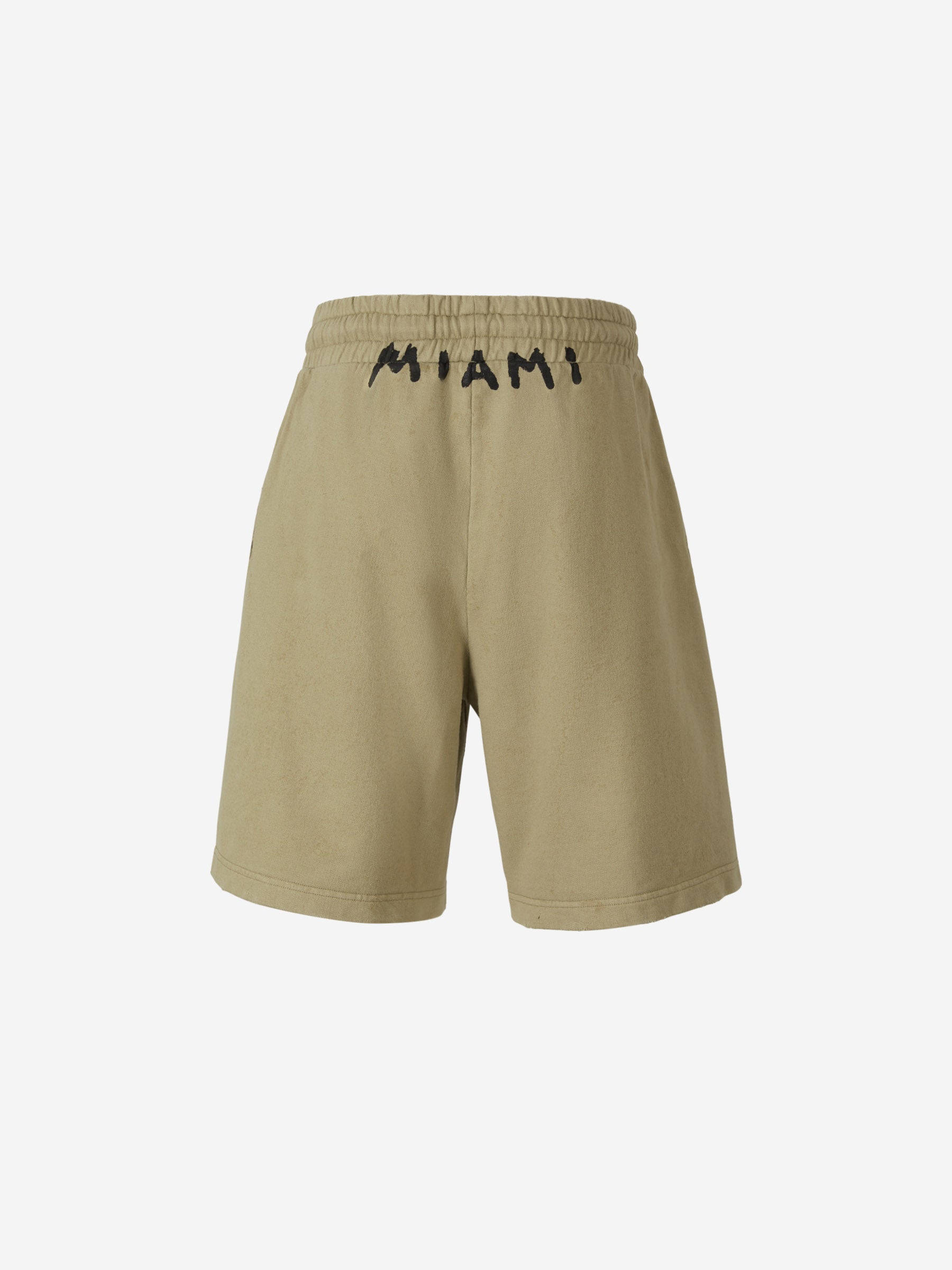 Palm Angels Bermudas Algodón Logo color Verde Militar sku 523-000748 01 - Foto 2