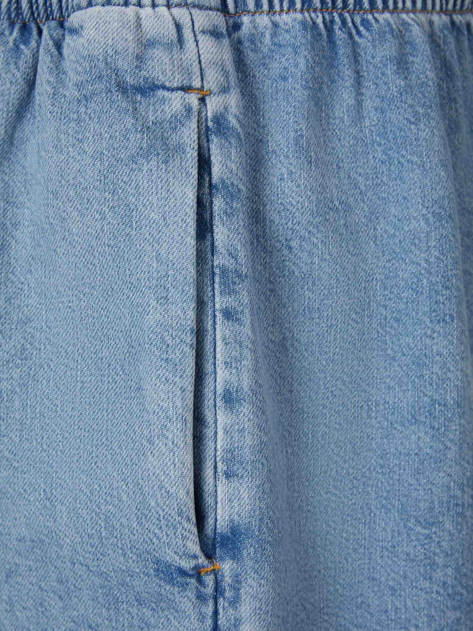 Acne Studios Bermudas Denim Logo color Azul Denim sku 523-000772 01 - Foto 3