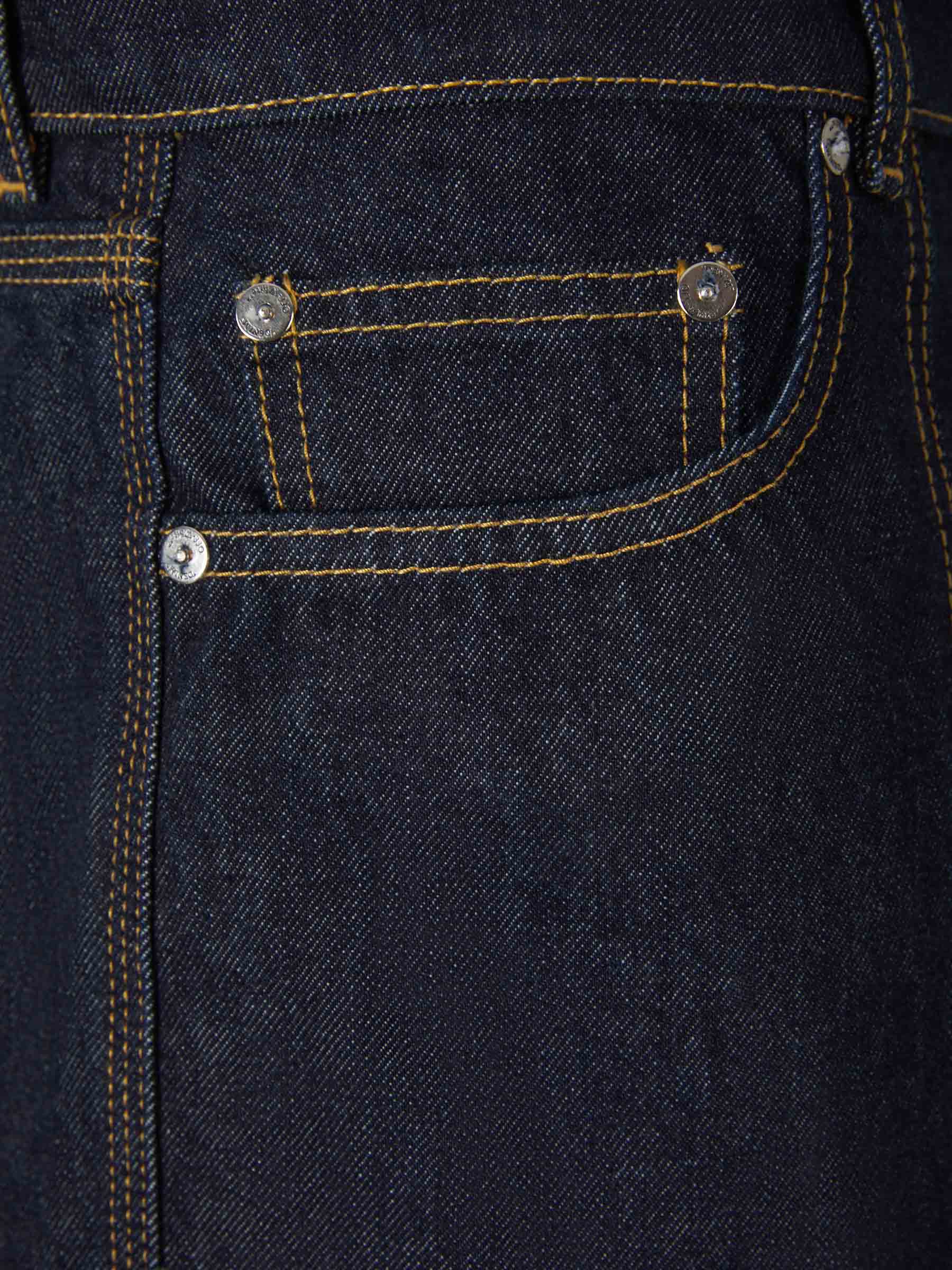 Off-White Bermudas Logo Bordado color Azul Denim sku 523-000790 01 - Foto 4