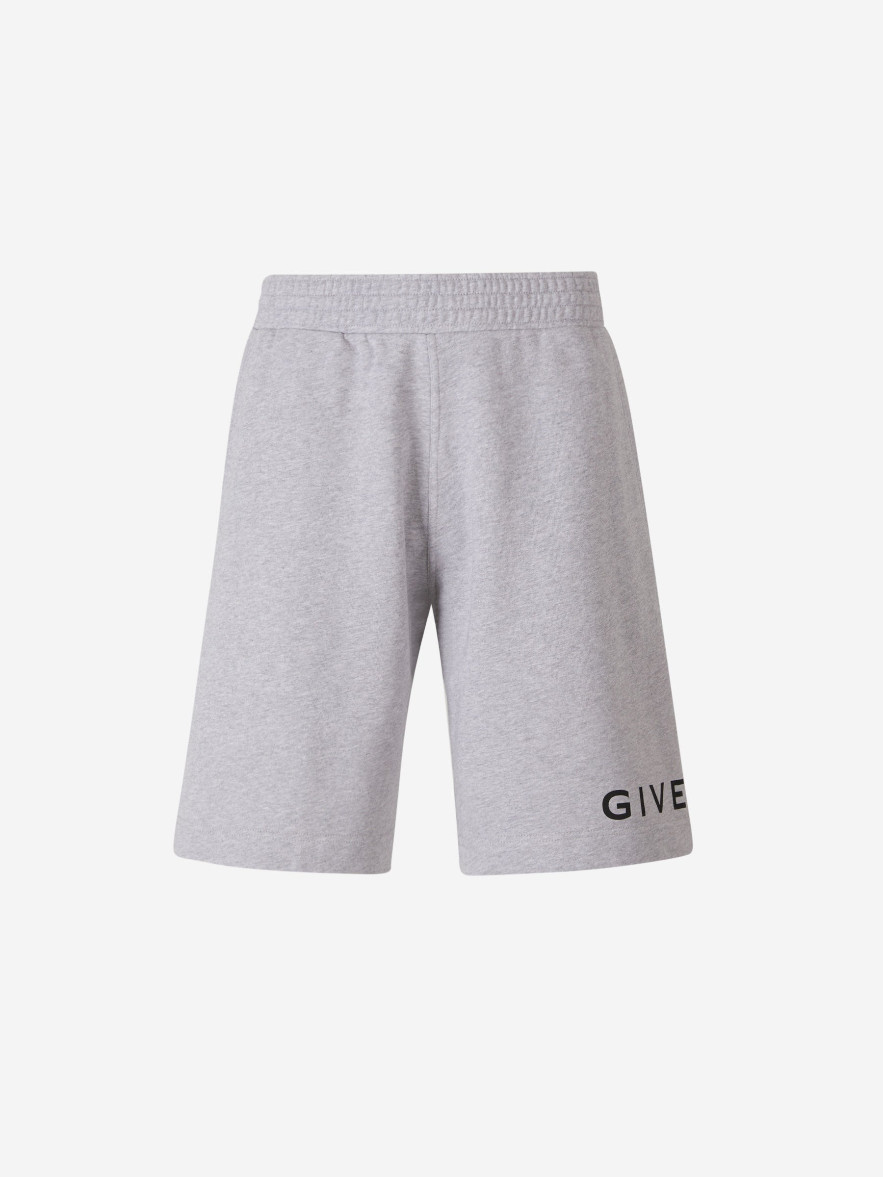 Givenchy Bermudas Logo Algodón color Gris Claro sku 523-000791 01 - Foto 1