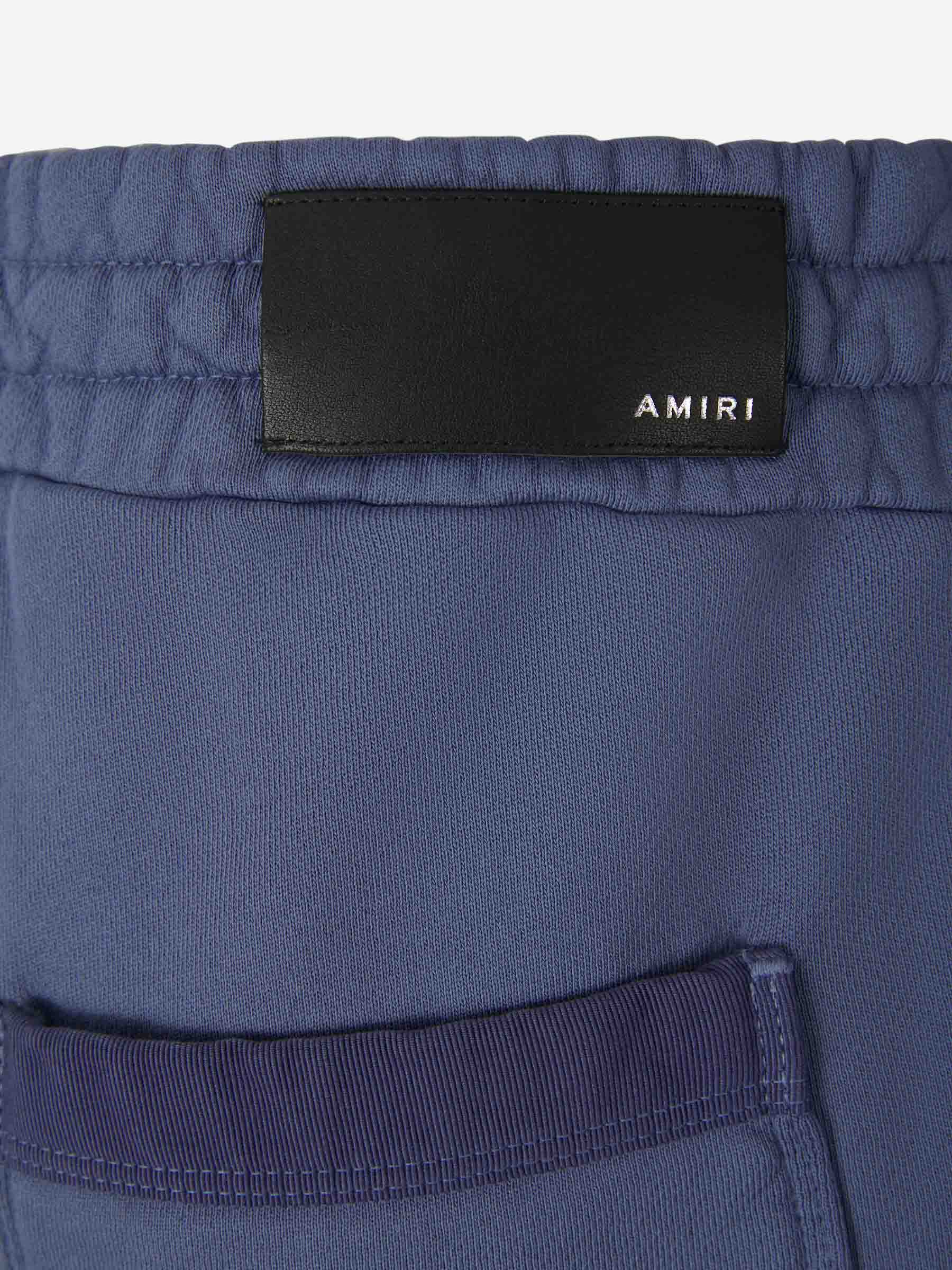 Amiri Bermudas Algodón Logo color Azul Denim sku 523-000801 01 - Foto 6