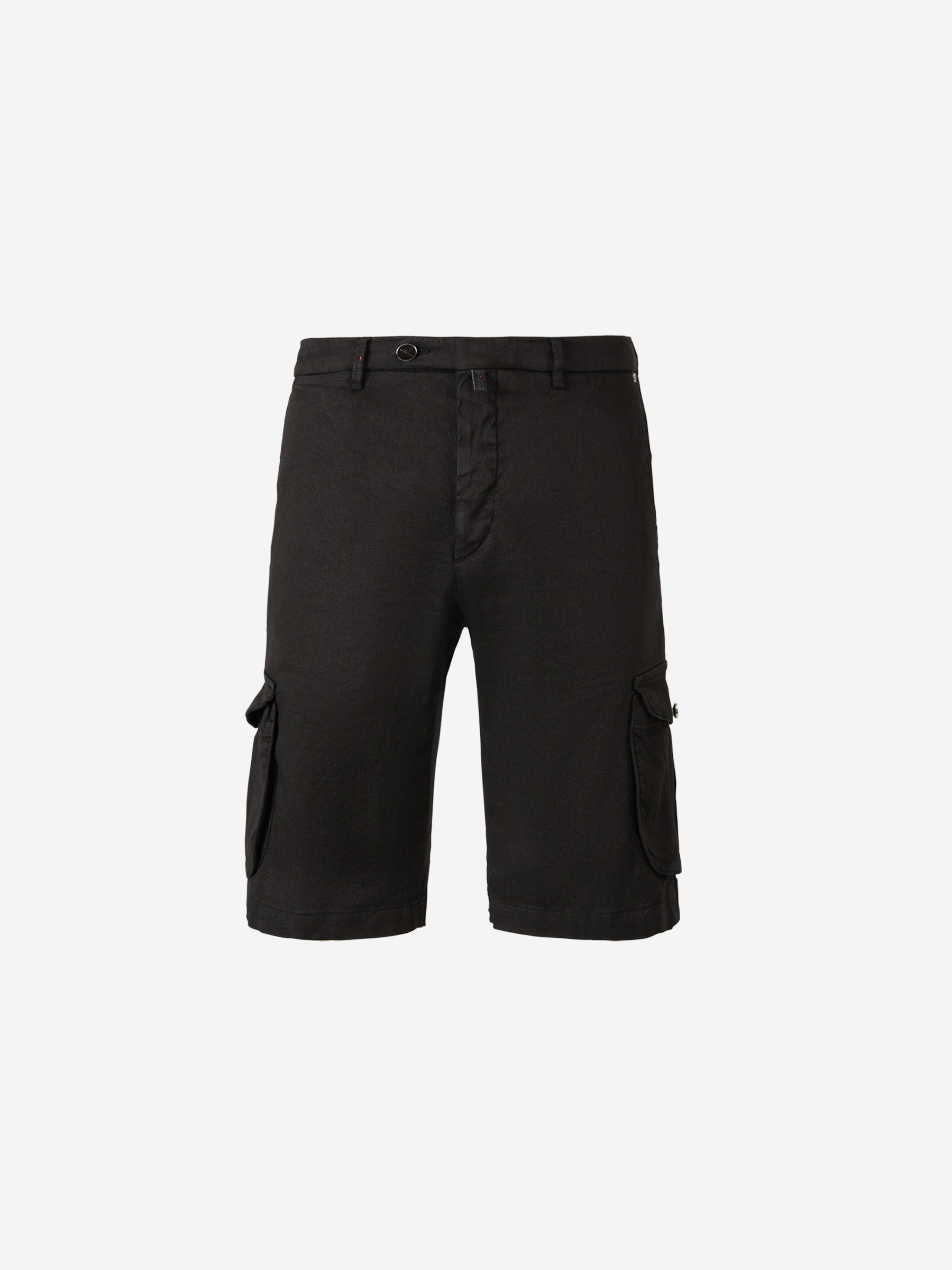 Kiton Bermudas Cargo color Negro sku 523-000810 01 - Foto 1