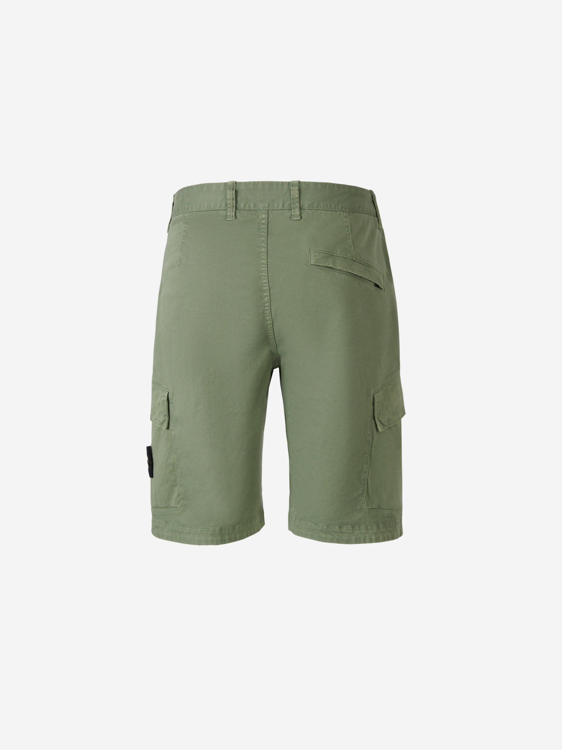 Stone Island Bermudas Cargo Algodón color Verde Militar sku 523-000822 04 - Foto 9