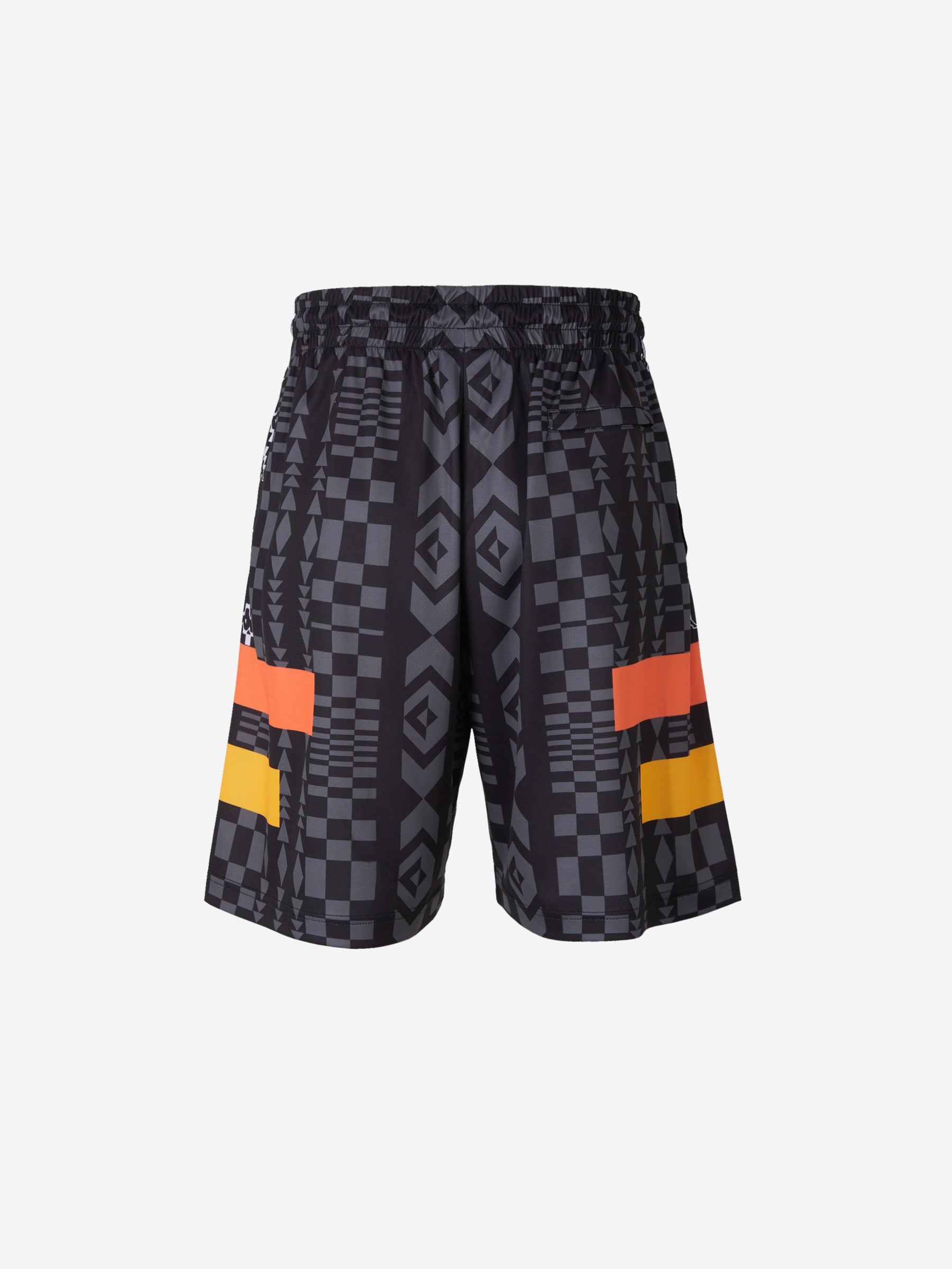 Marcelo Burlon Bermuda Sport Motivo Geométrico color Negro sku 523-000834 01 - Foto 3