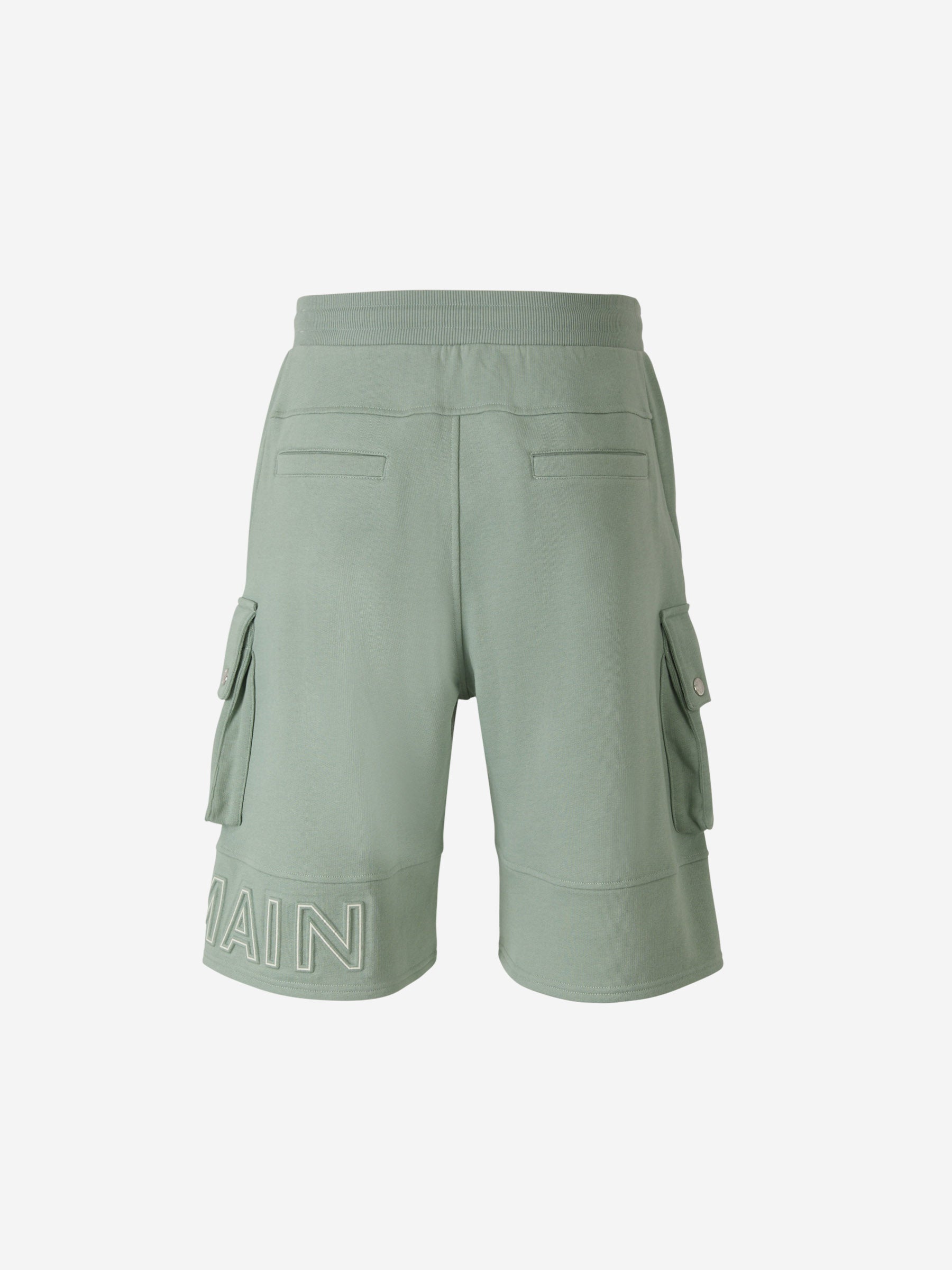 Balmain Bermudas Cargo Logo color Verde Claro sku 523-000849 01 - Foto 3