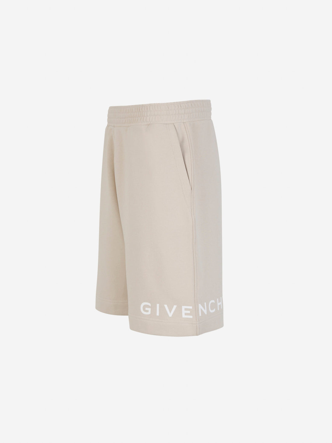 Givenchy Bermudas Logo Algodón color Crema sku 523-000856 01 - Foto 2