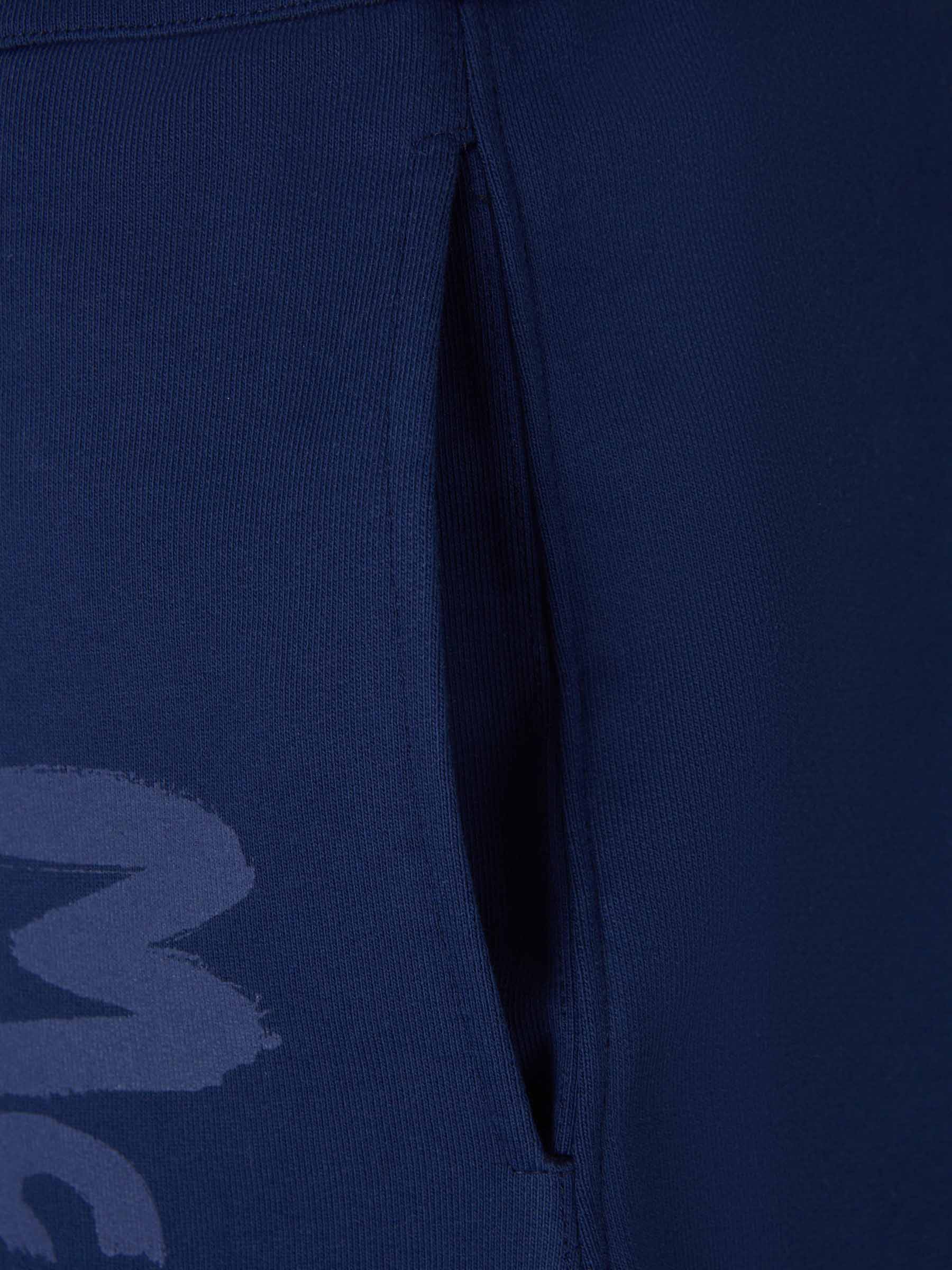 Alexander McQueen Bermudas Deportivas Graffiti color Azul Cobalto sku 523-000862 02 - Foto 4