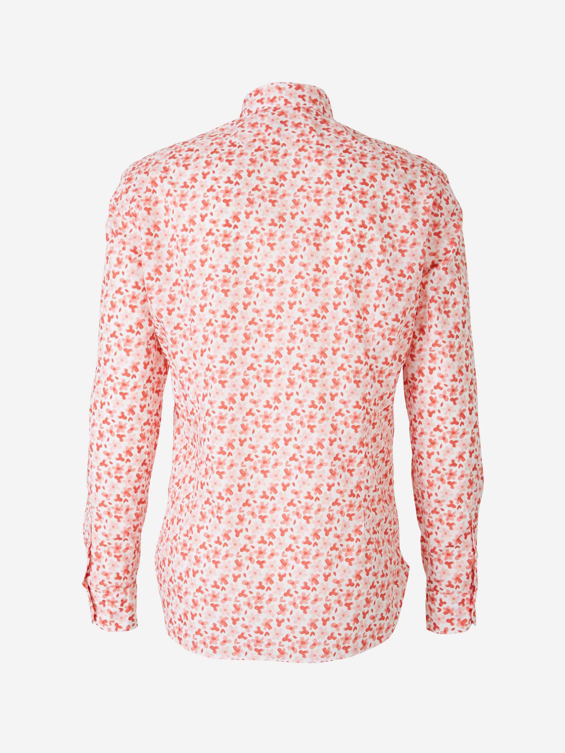 Vincenzo di Ruggiero Camisa Estampada Flores color Salmon sku 531-005171 01 - Foto 2