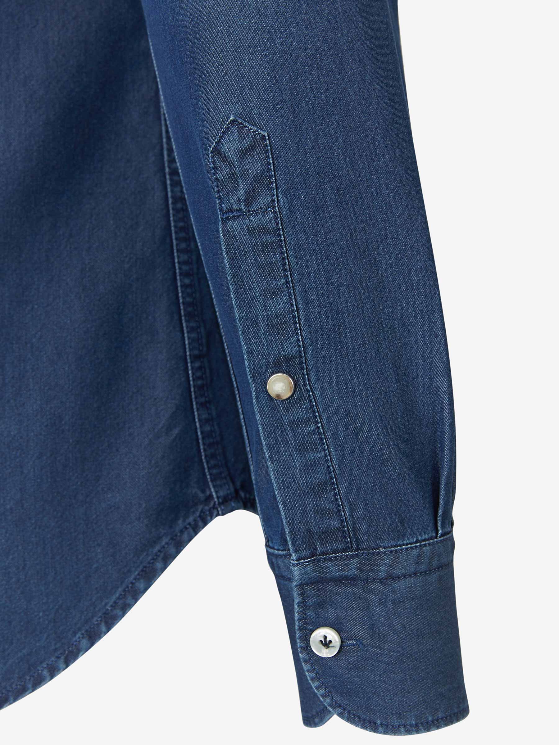 Orian Camisa Denim color Gris Oscuro sku 531-005262 02 - Foto 5