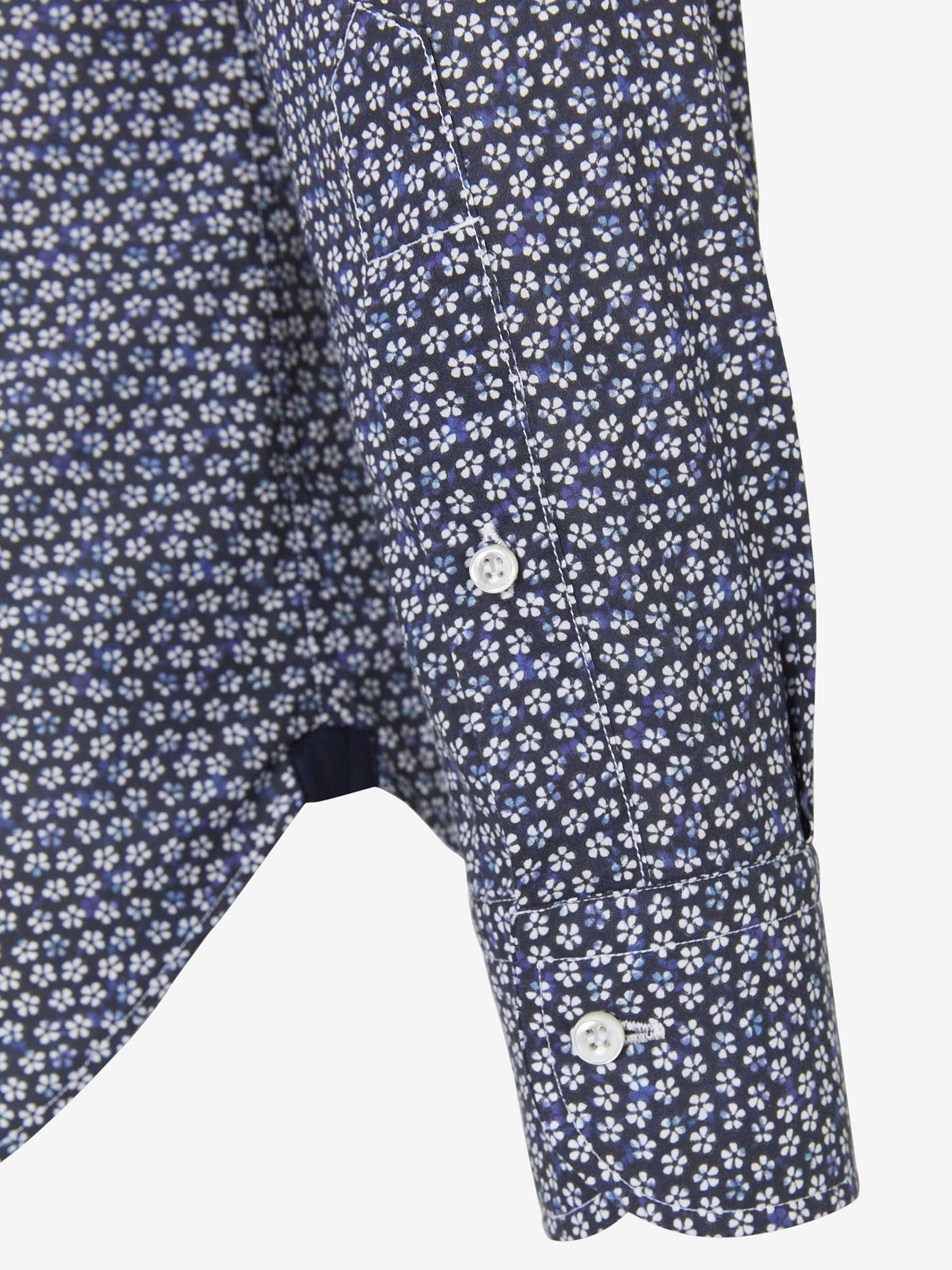 Santa Eulalia Camisa estampada flores color Azul Denim sku 531-005265 01 - Foto 4