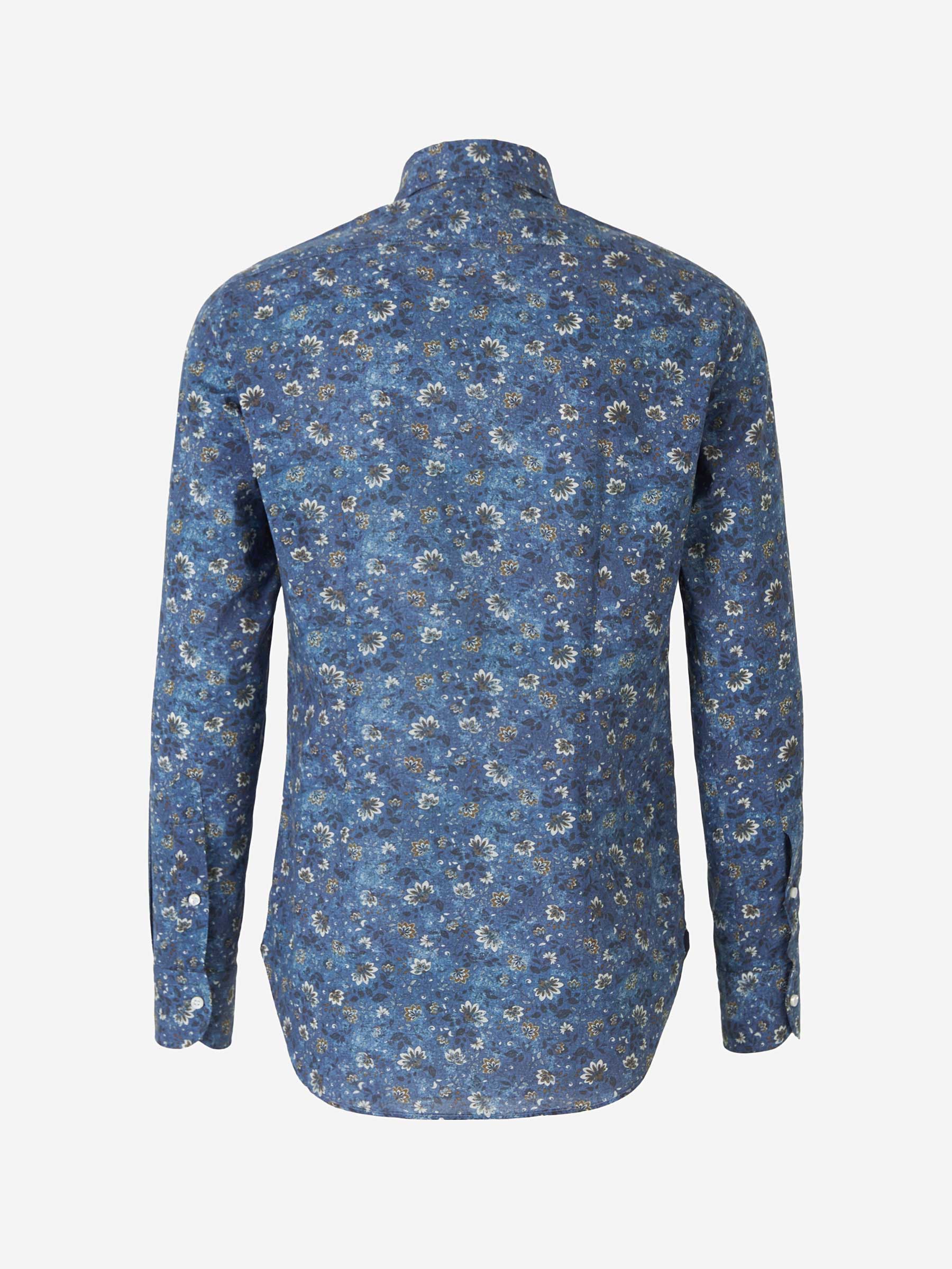 Santa Eulalia Camisa estampado flores color Azul Denim sku 531-005266 01 - Foto 2