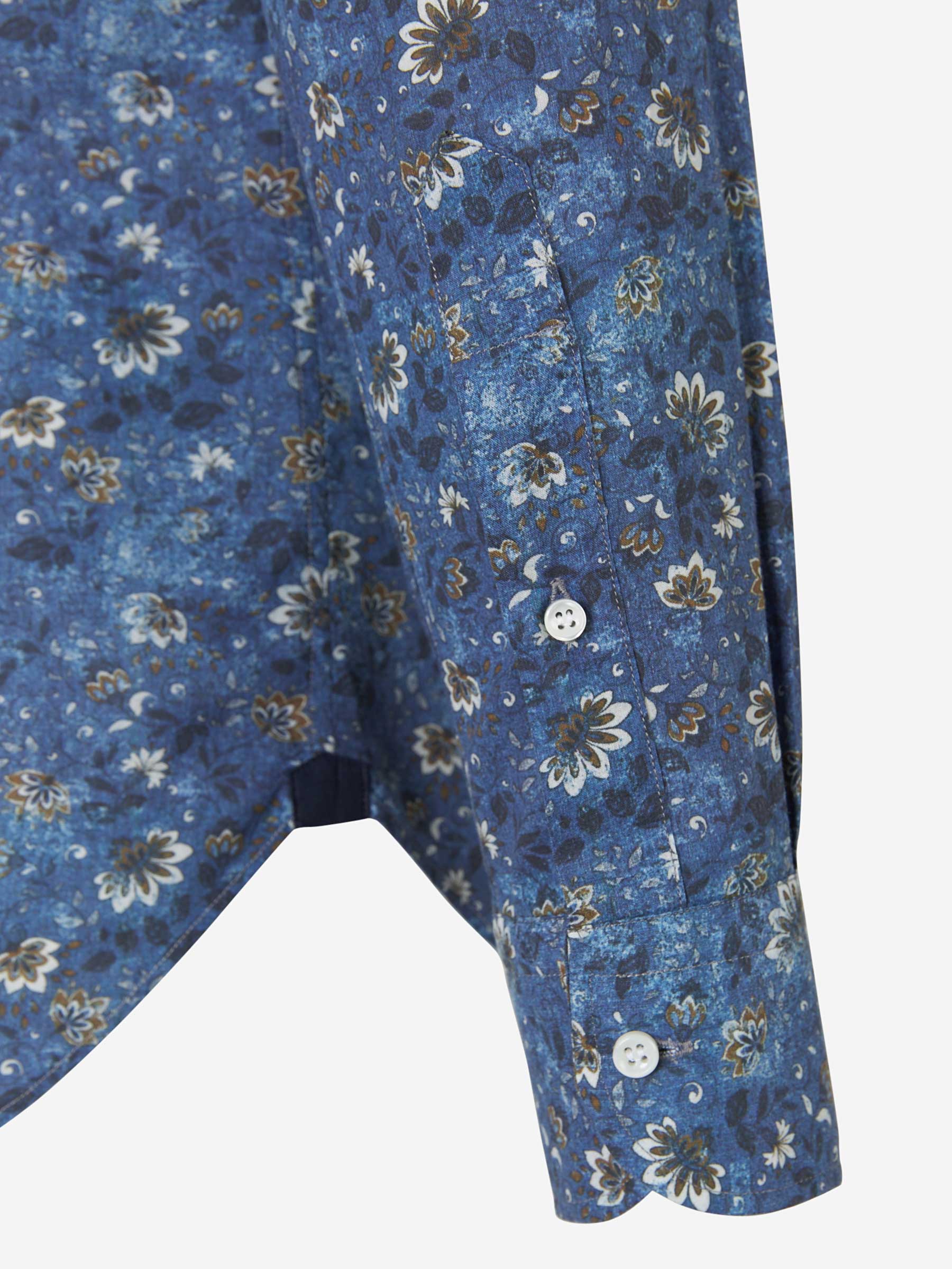 Santa Eulalia Camisa estampado flores color Azul Denim sku 531-005266 01 - Foto 4