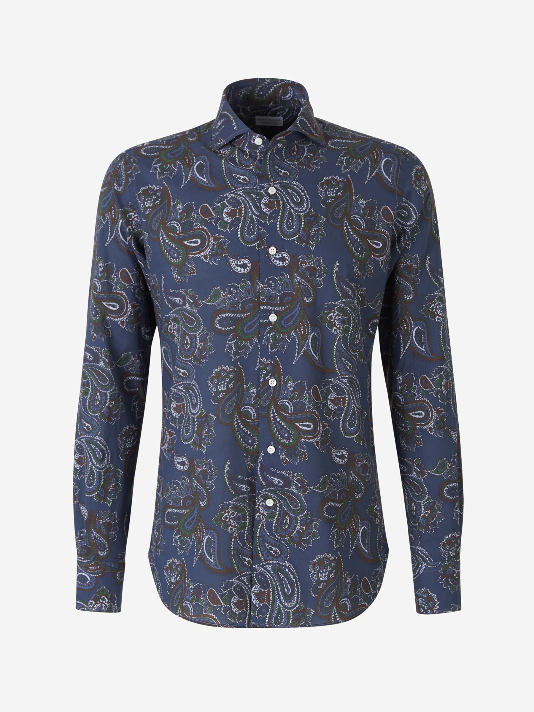 Santa Eulalia Camisa Estampado Paisley color Azul Cobalto sku 531-005269 01 - Foto 1