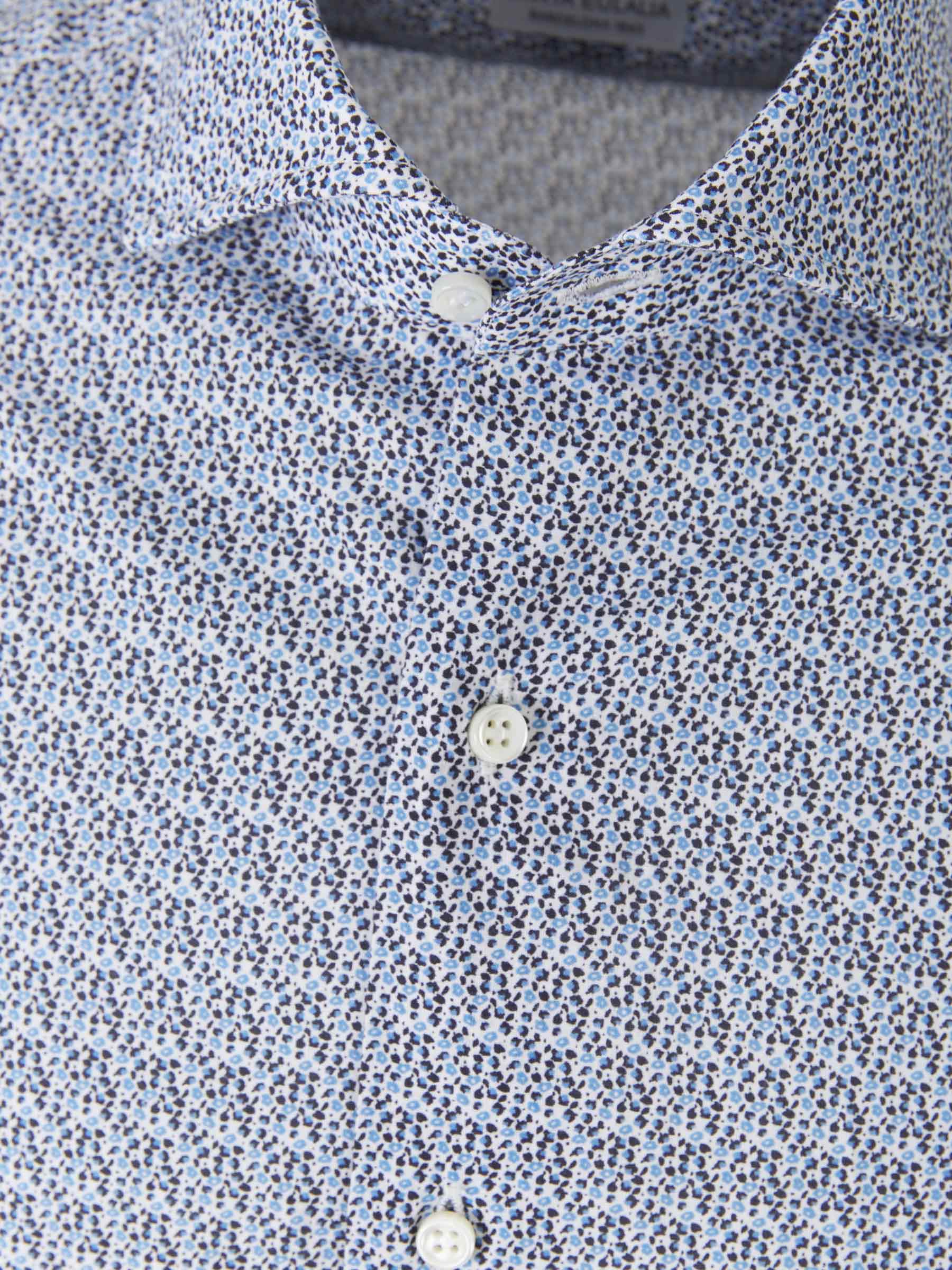 Santa Eulalia Camisa Micro-Dibujo color Azul Cielo sku 531-005270 01 - Foto 3