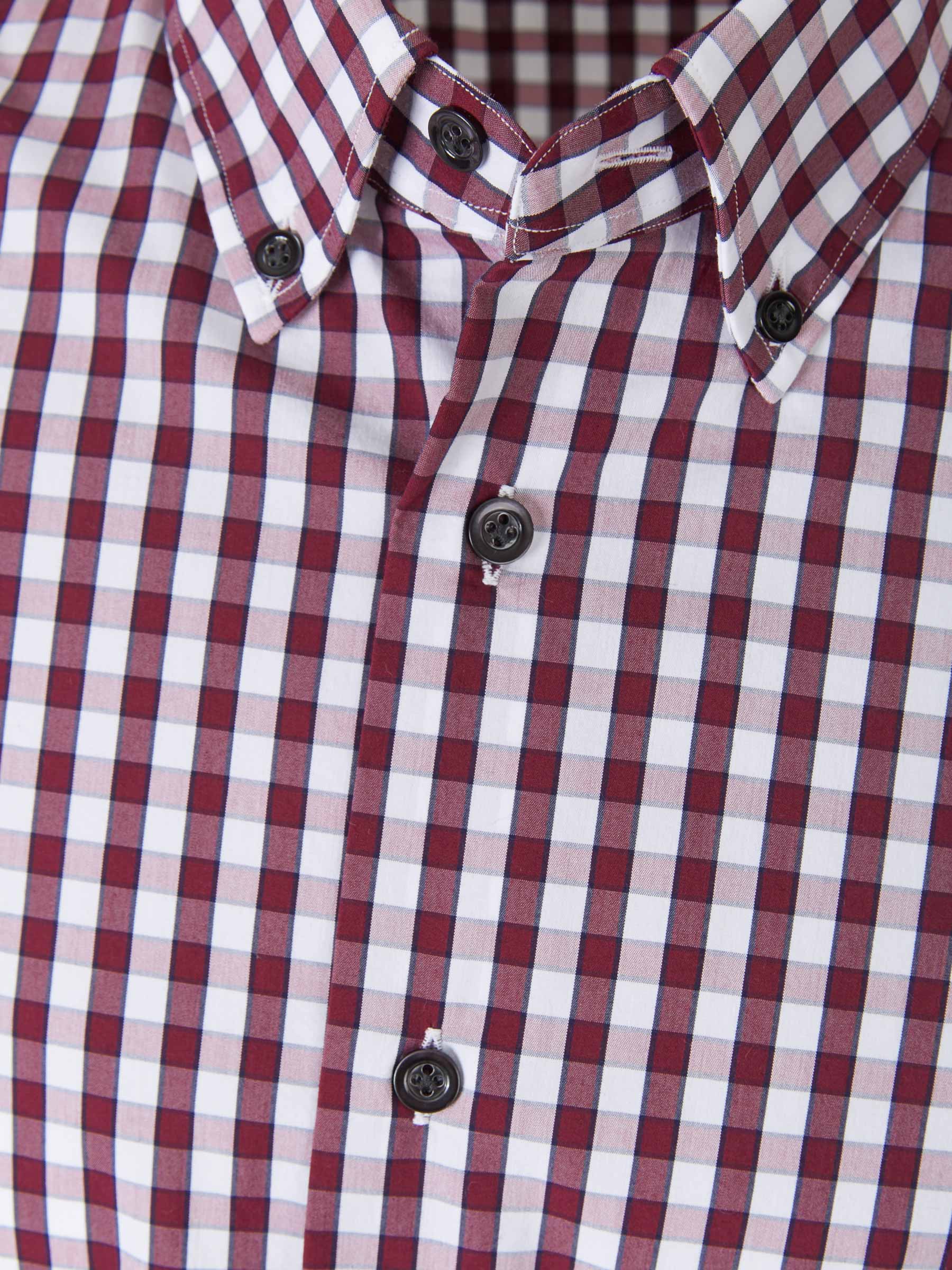 Santa Eulalia Camisa Popelín Cuadros color Gris Oscuro sku 531-005279 02 - Foto 3