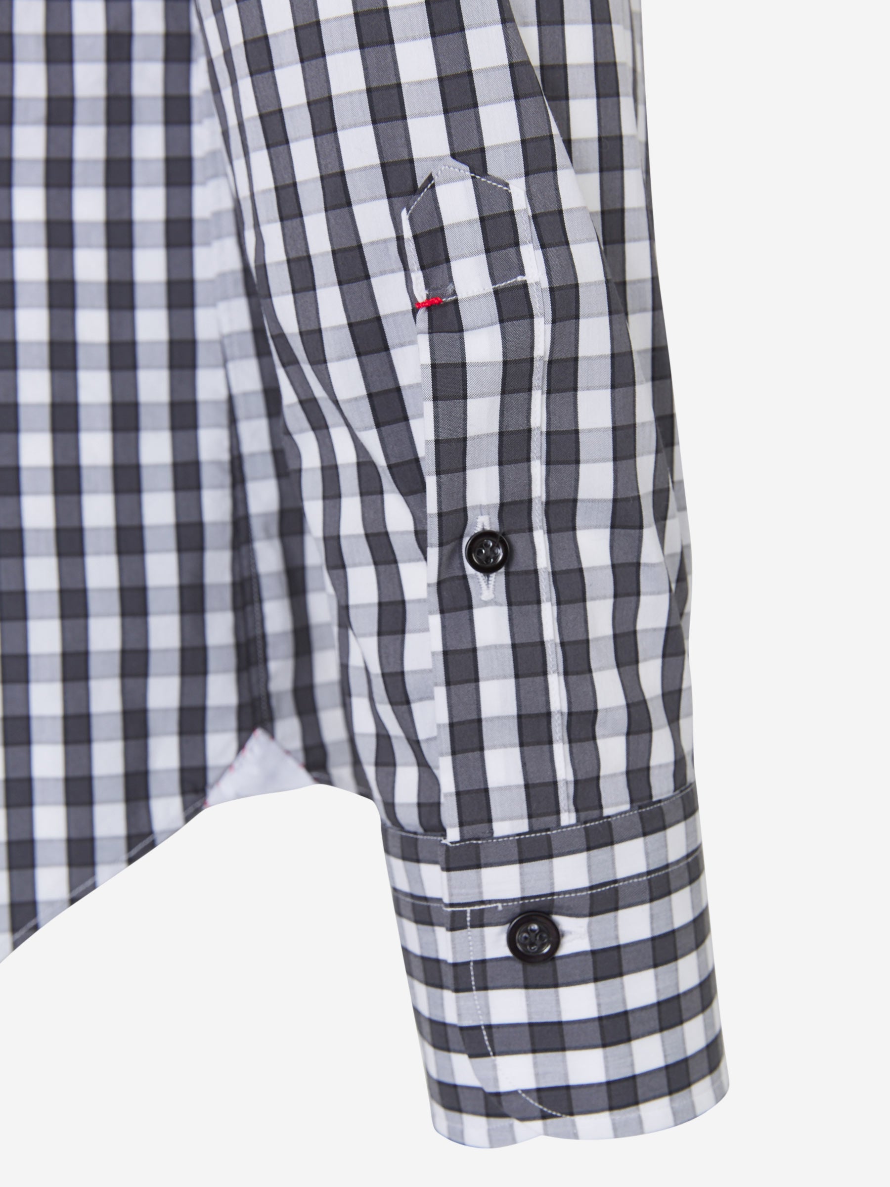 Santa Eulalia Camisa Popelín Cuadros color Gris Oscuro sku 531-005279 02 - Foto 8