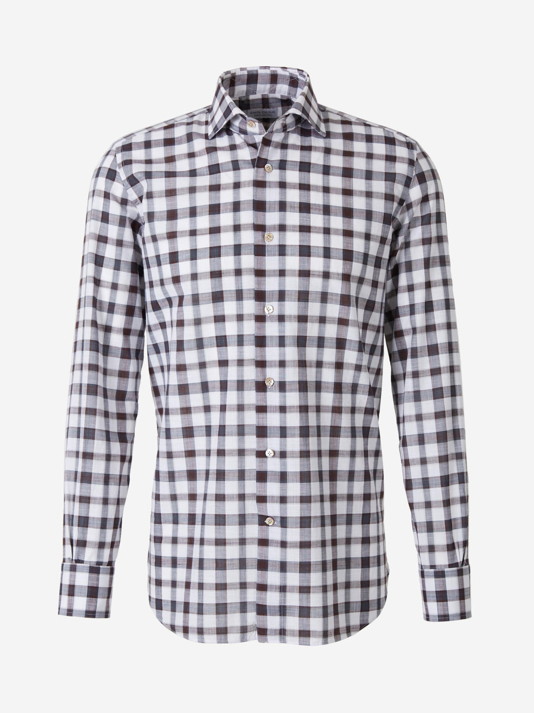 Santa Eulalia Camisa Algodón Cuadros color Blanco y Negro sku 531-005343 01 - Foto 1