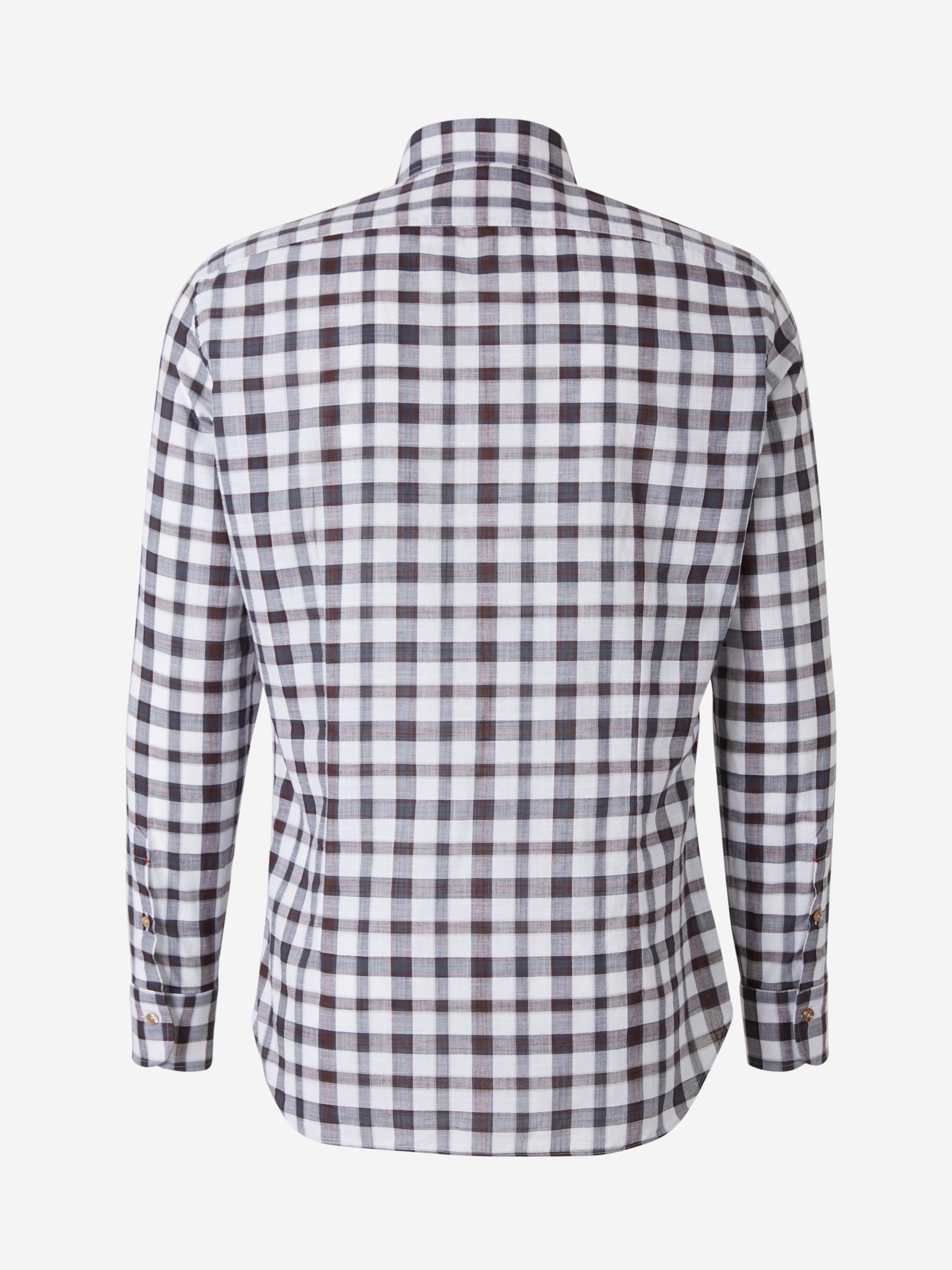 Santa Eulalia Camisa Algodón Cuadros color Blanco y Negro sku 531-005343 01 - Foto 2