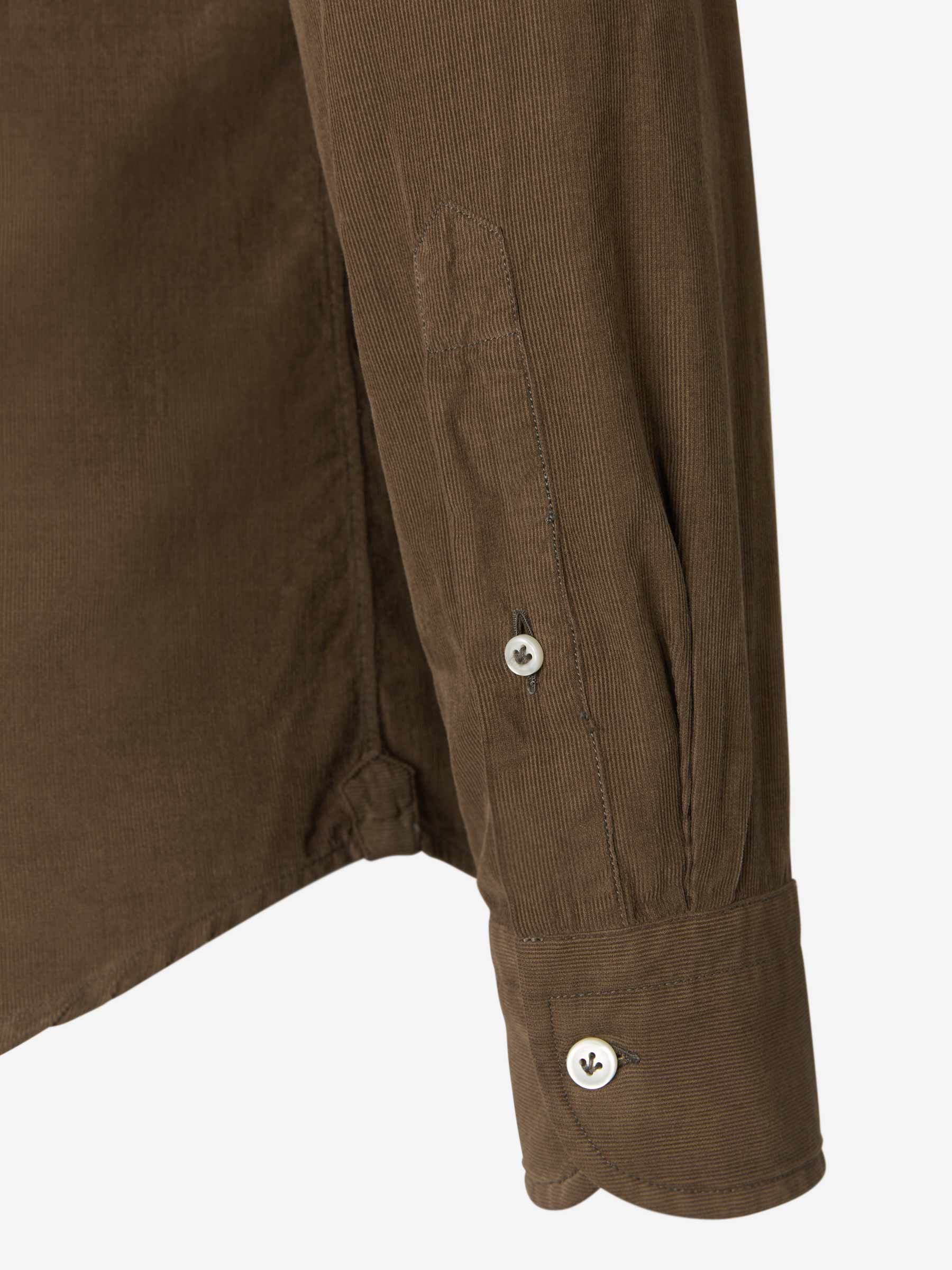 Santa Eulalia Camisa Micro Pana color Verde Militar sku 531-005404 03 - Foto 4