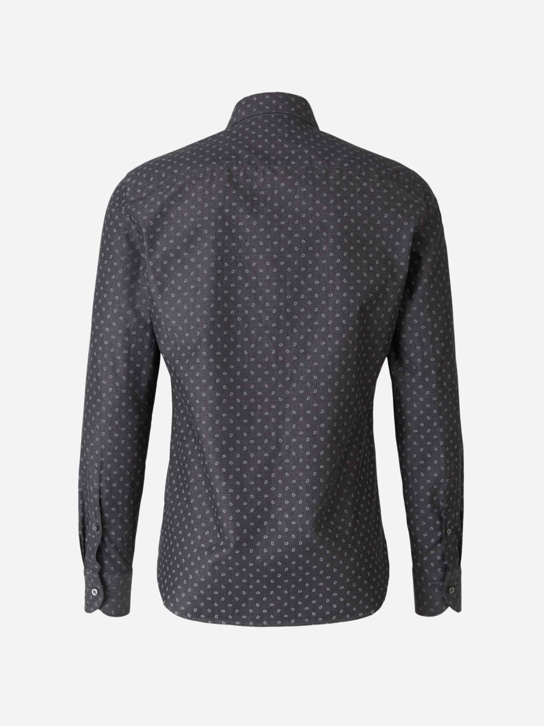 Santa Eulalia Camisa Algodón Motivo Paisley color Gris Antracita sku 531-005408 01 - Foto 2