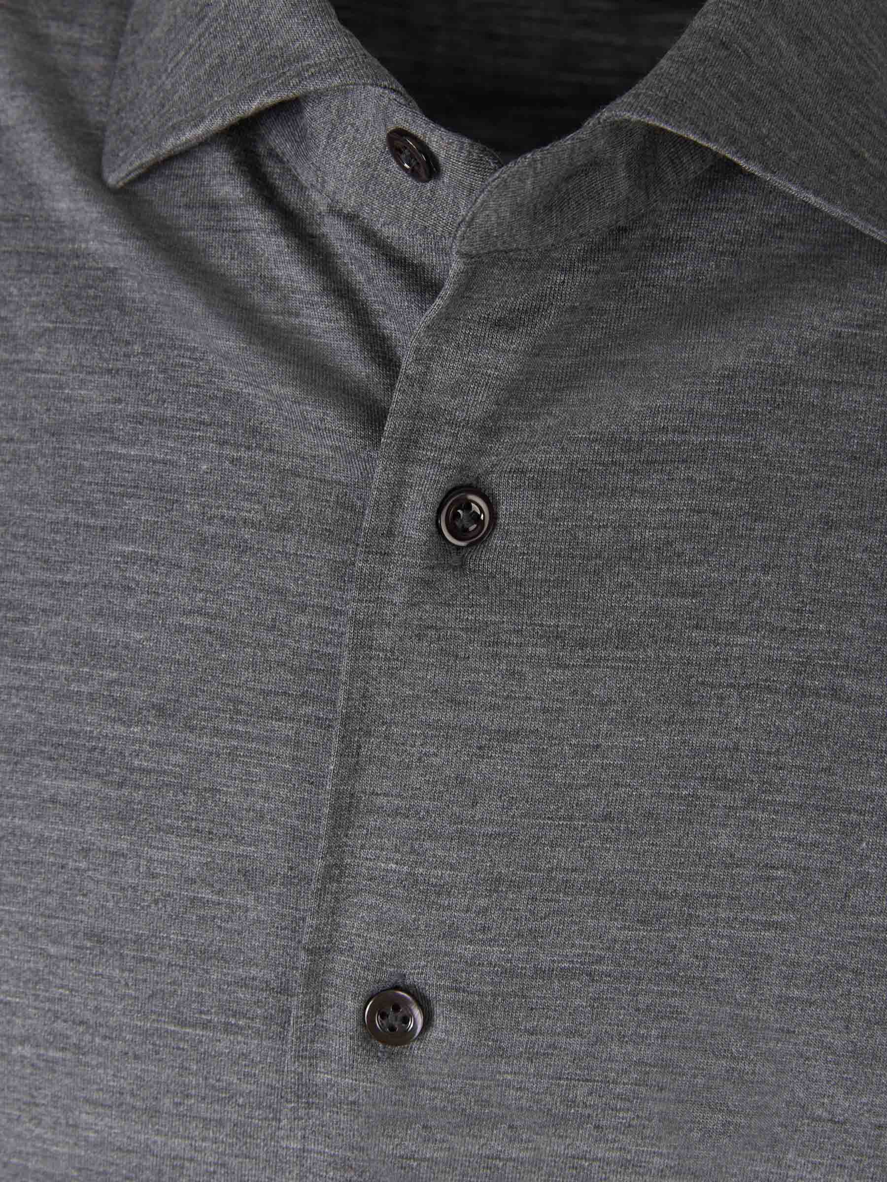 Santa Eulalia Camisa Lana Virgen color Gris Piedra sku 531-005416 01 - Foto 3