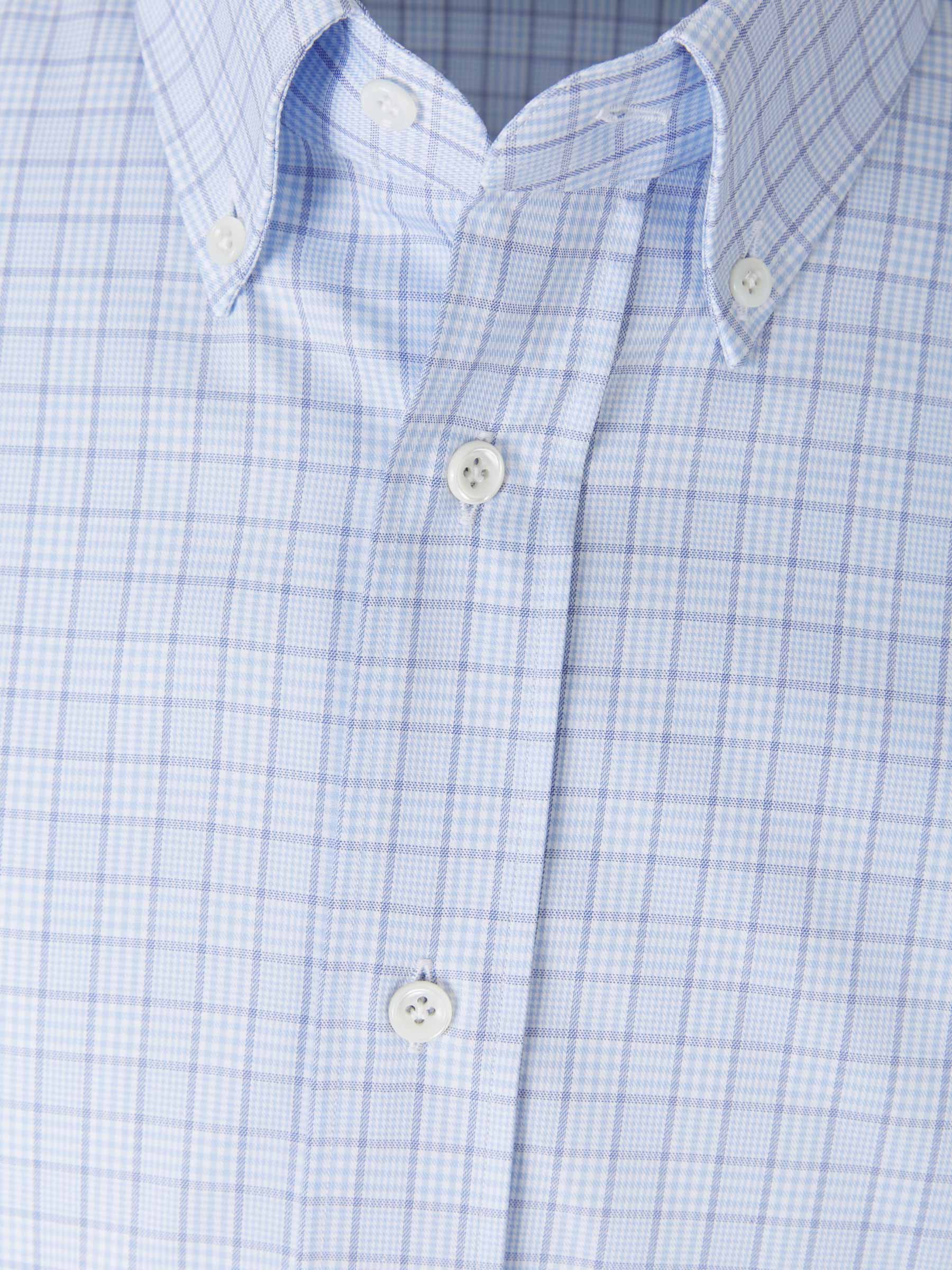 Santa Eulalia Camisa Algodón Cuadros color Azul Cielo sku 531-005445 01 - Foto 3