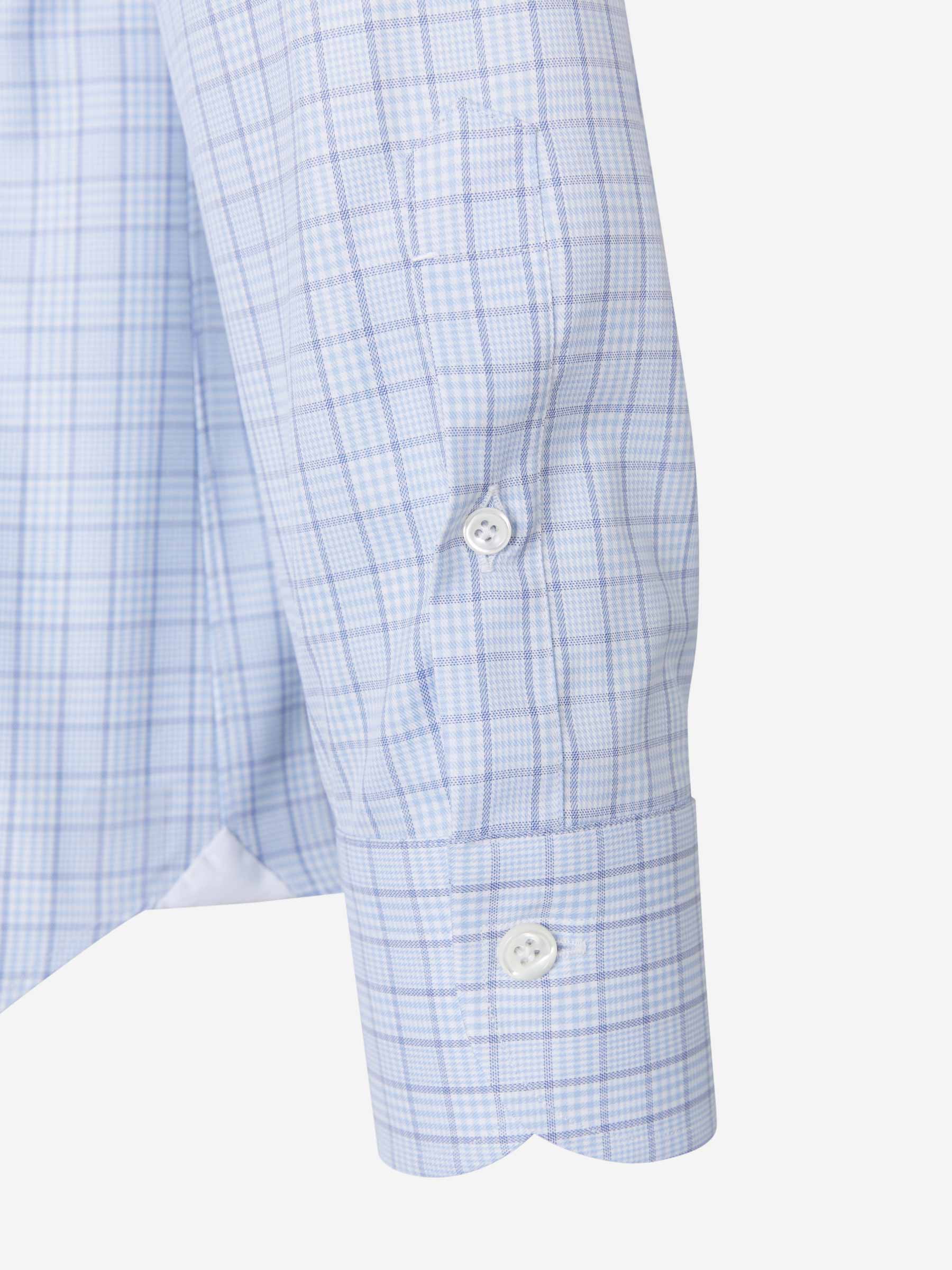 Santa Eulalia Camisa Algodón Cuadros color Azul Cielo sku 531-005445 01 - Foto 4