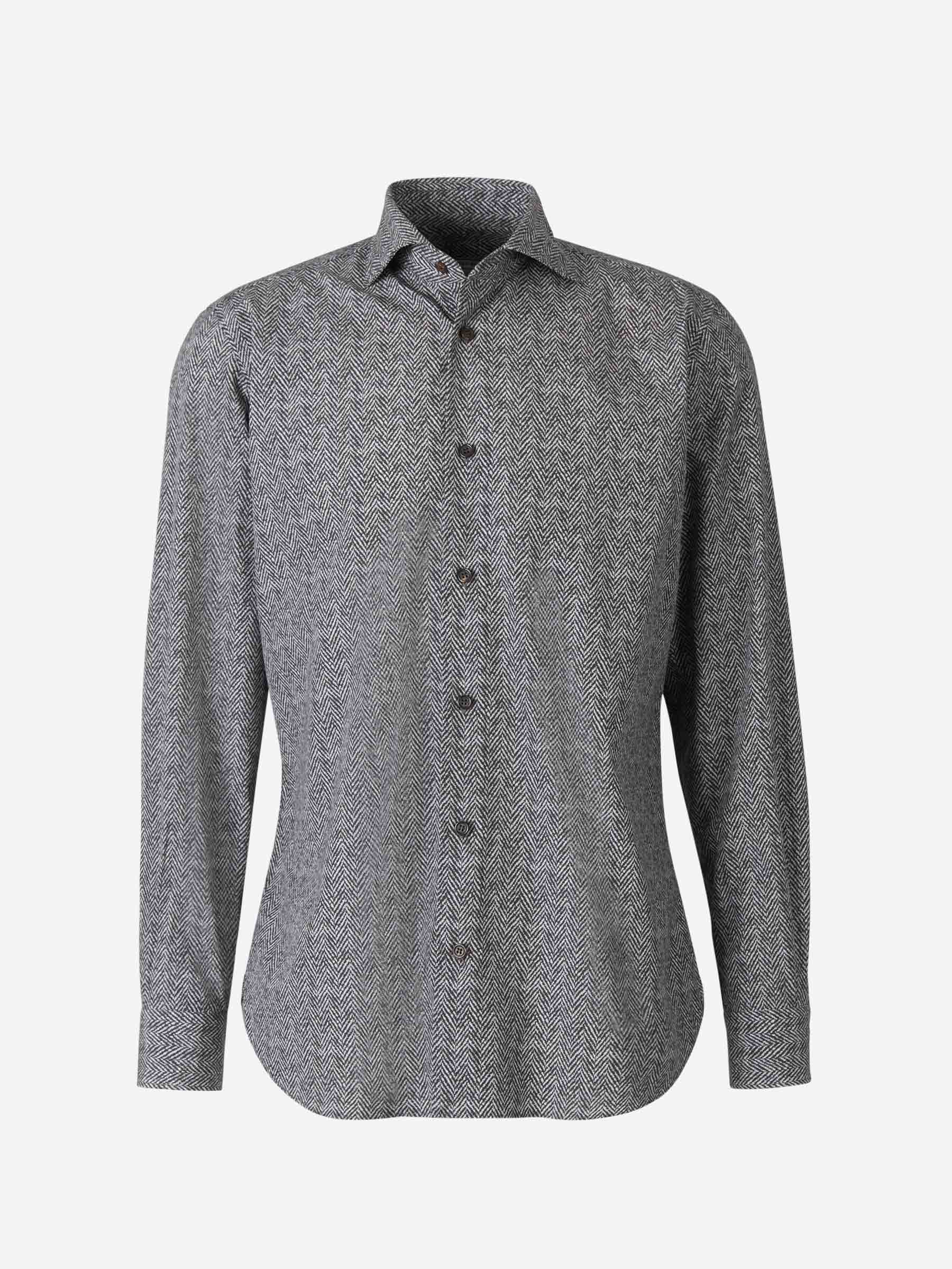 Vincenzo di Ruggiero Camisa Motivo Espiga color Negro sku 531-005470 01 - Foto 1