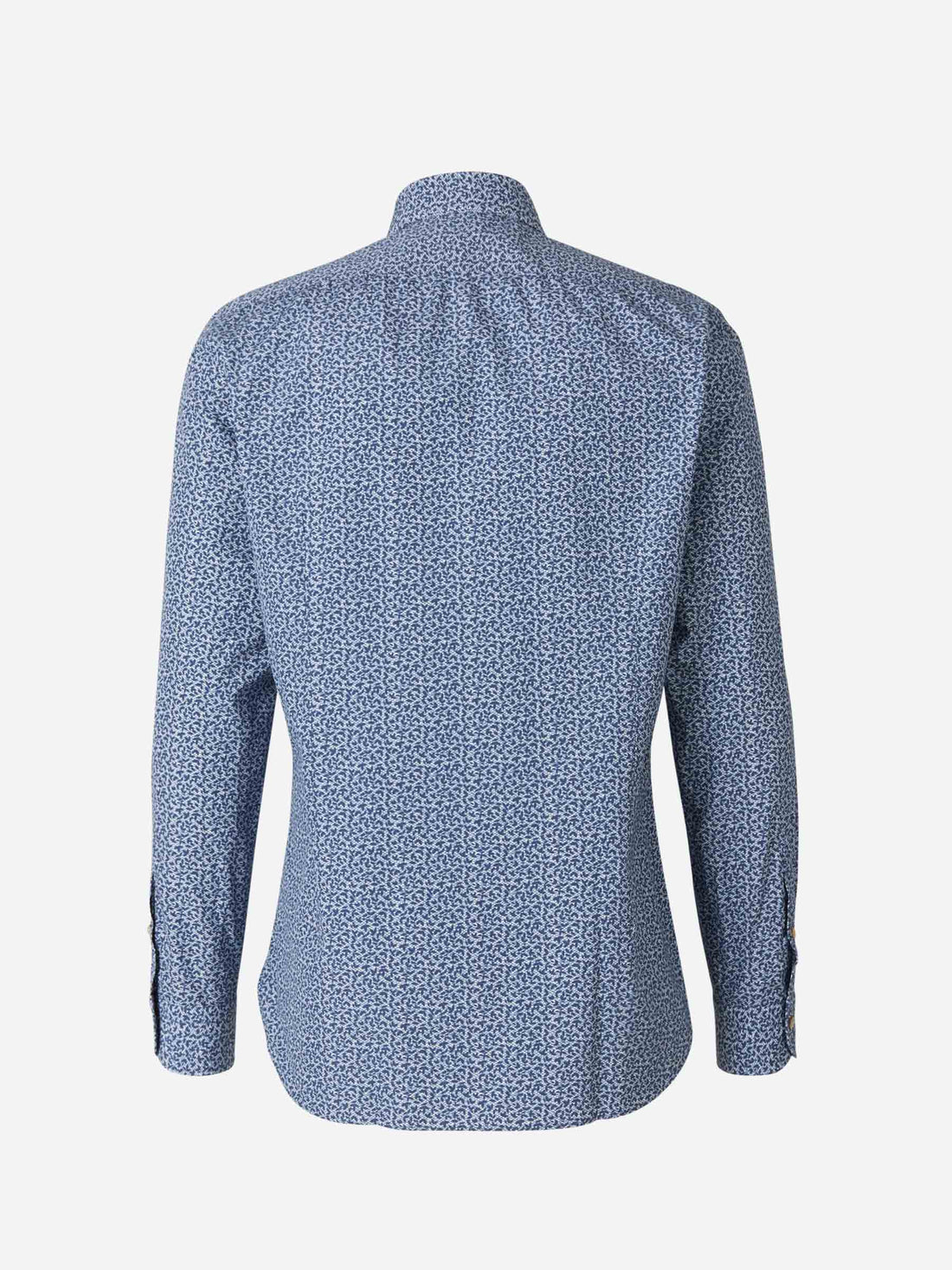 Vincenzo di Ruggiero Camisa Estampada Algodón color Azul Cobalto sku 531-005471 01 - Foto 2