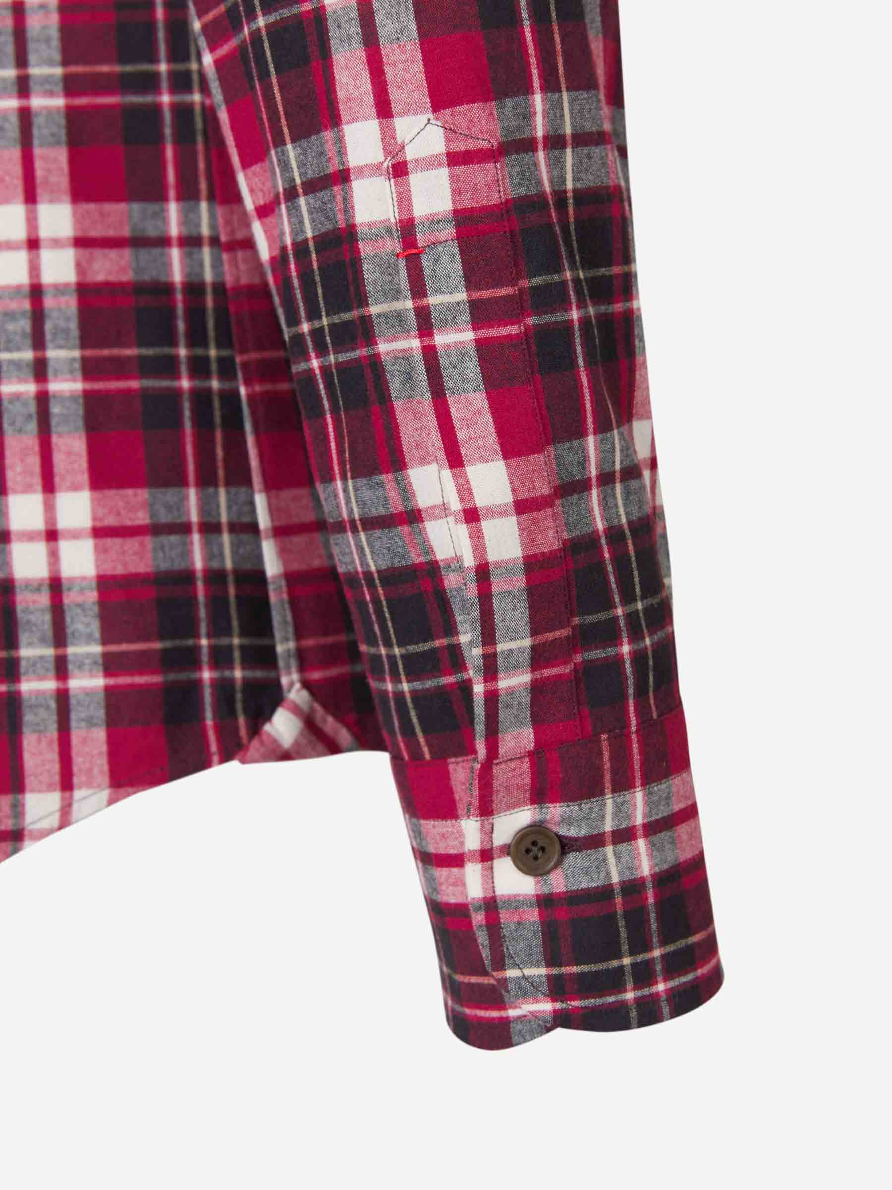 Santa Eulalia Camisa Algodón Motivo Cuadros color Burdeos sku 531-005478 01 - Foto 4