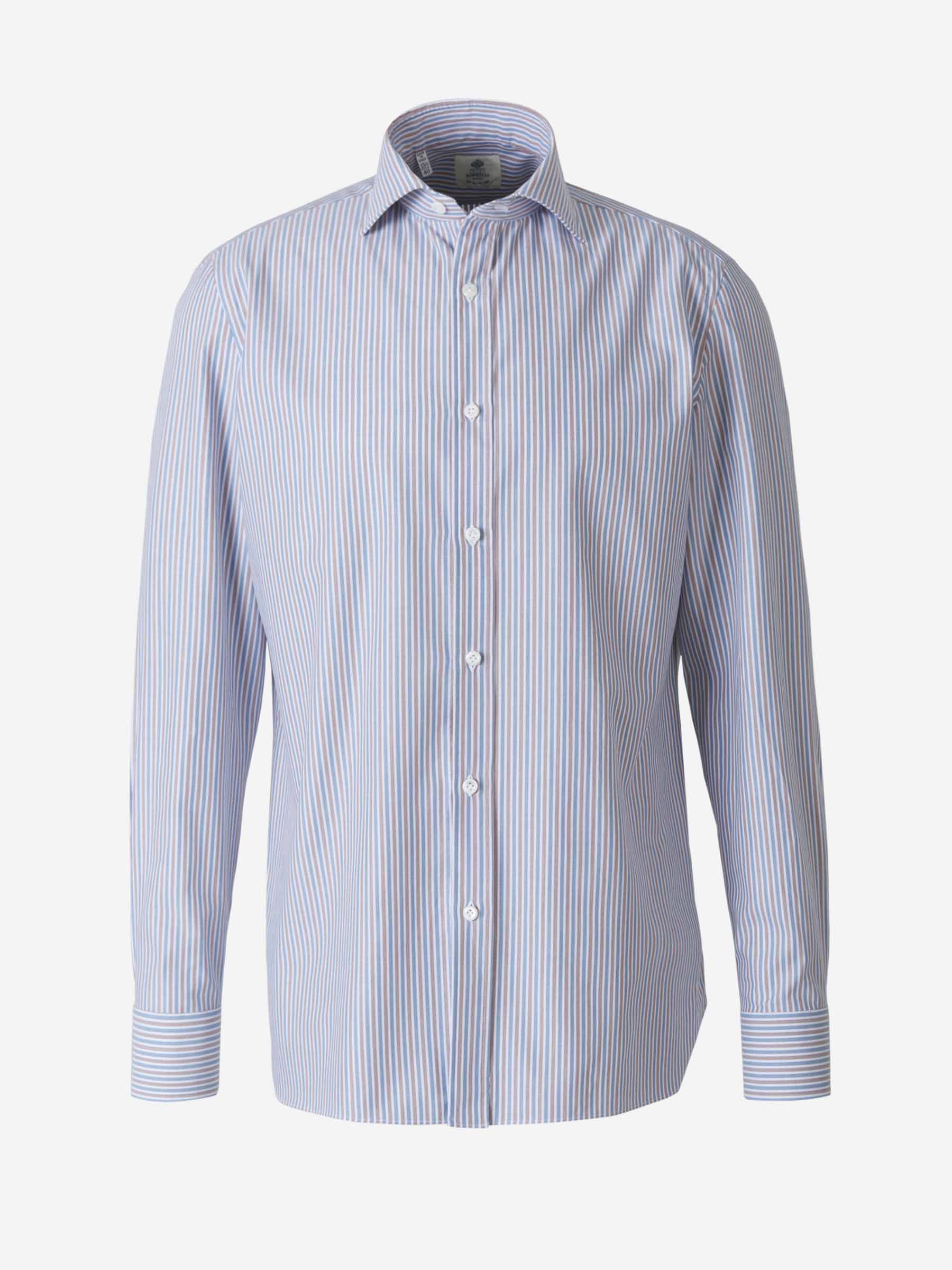 Borrelli Camisa Motivo Rayas Fabio color Azul Cobalto sku 531-005496 01 - Foto 1