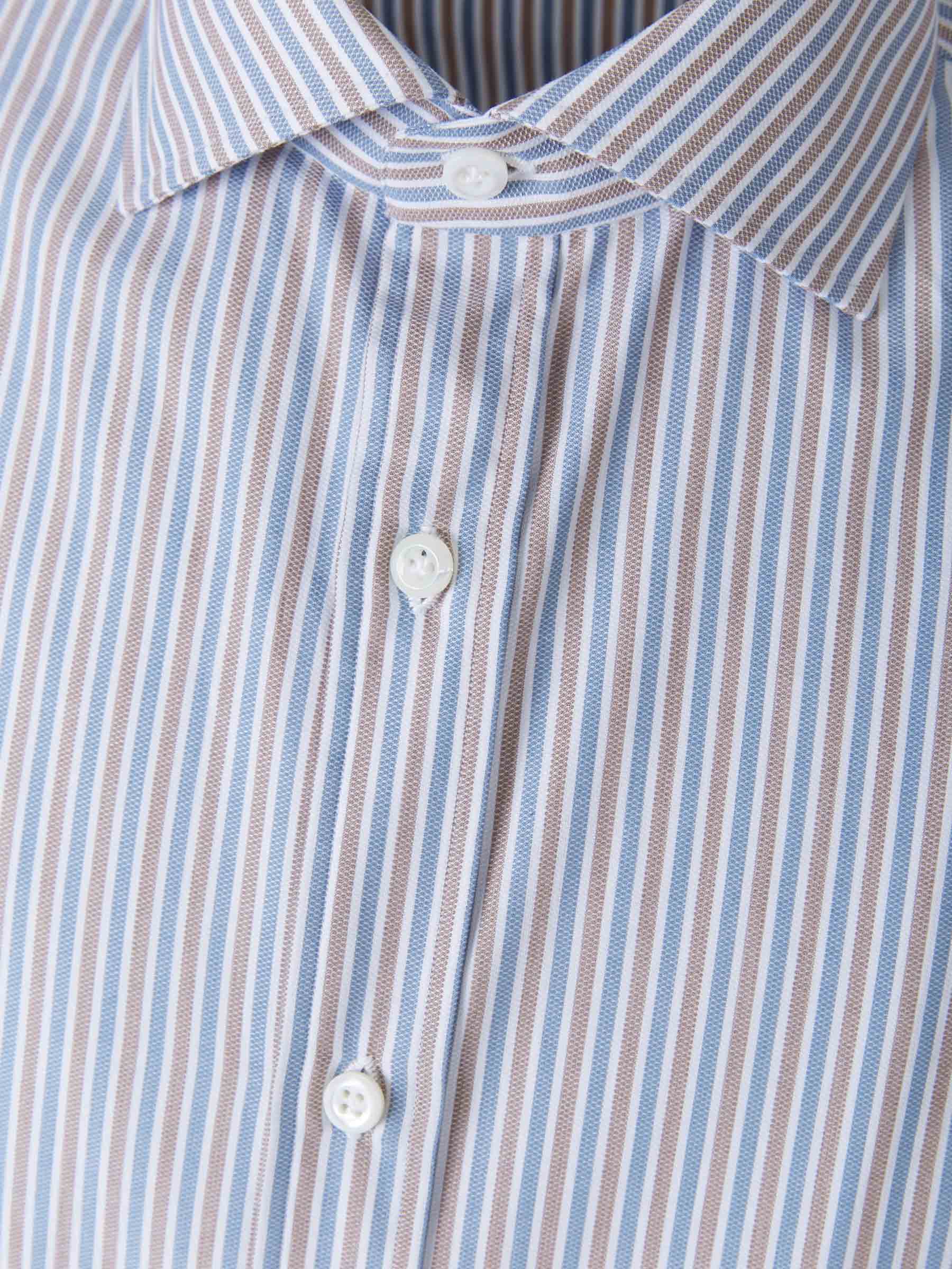 Borrelli Camisa Motivo Rayas Fabio color Azul Cobalto sku 531-005496 01 - Foto 3