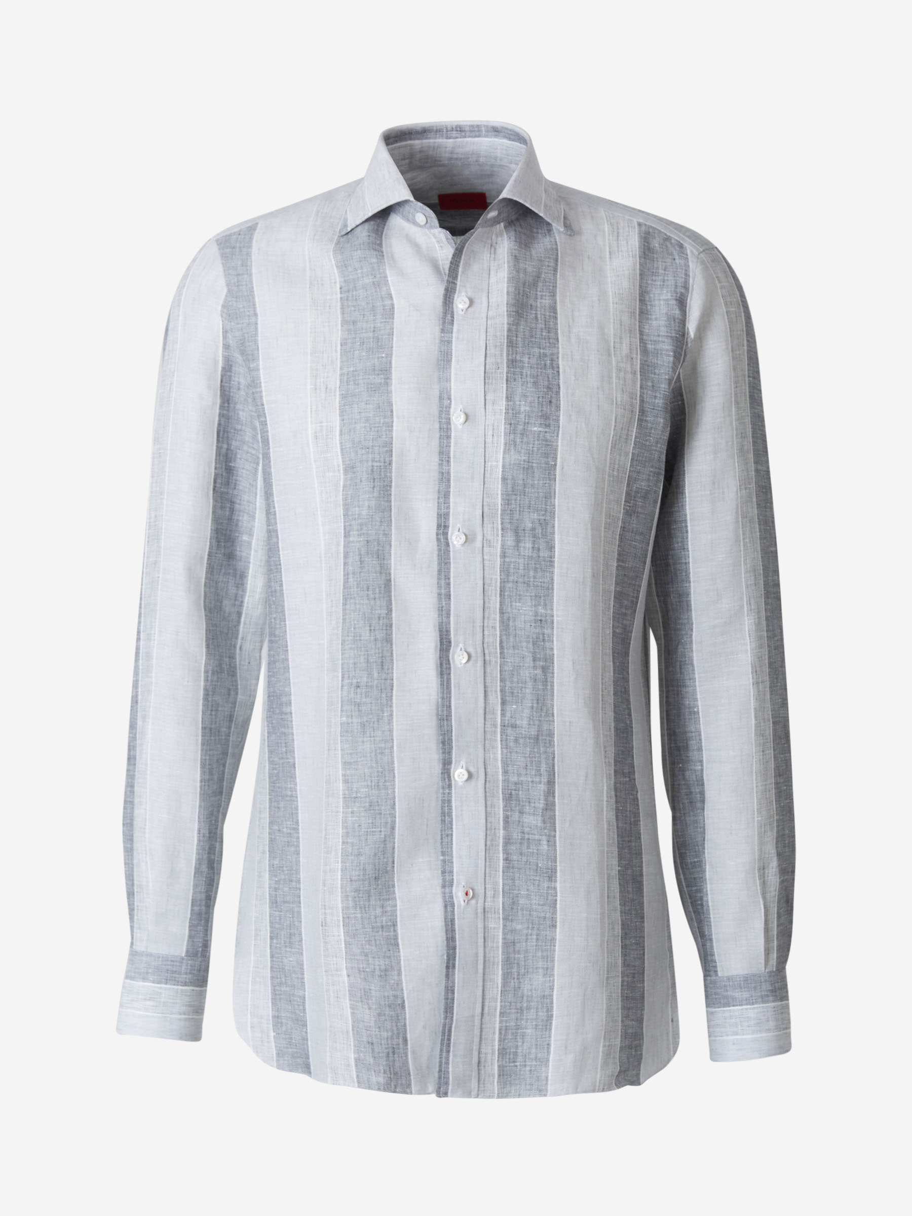 Isaia Camisa Milano Algodón color Rojo sku 531-005504 01 - Foto 1