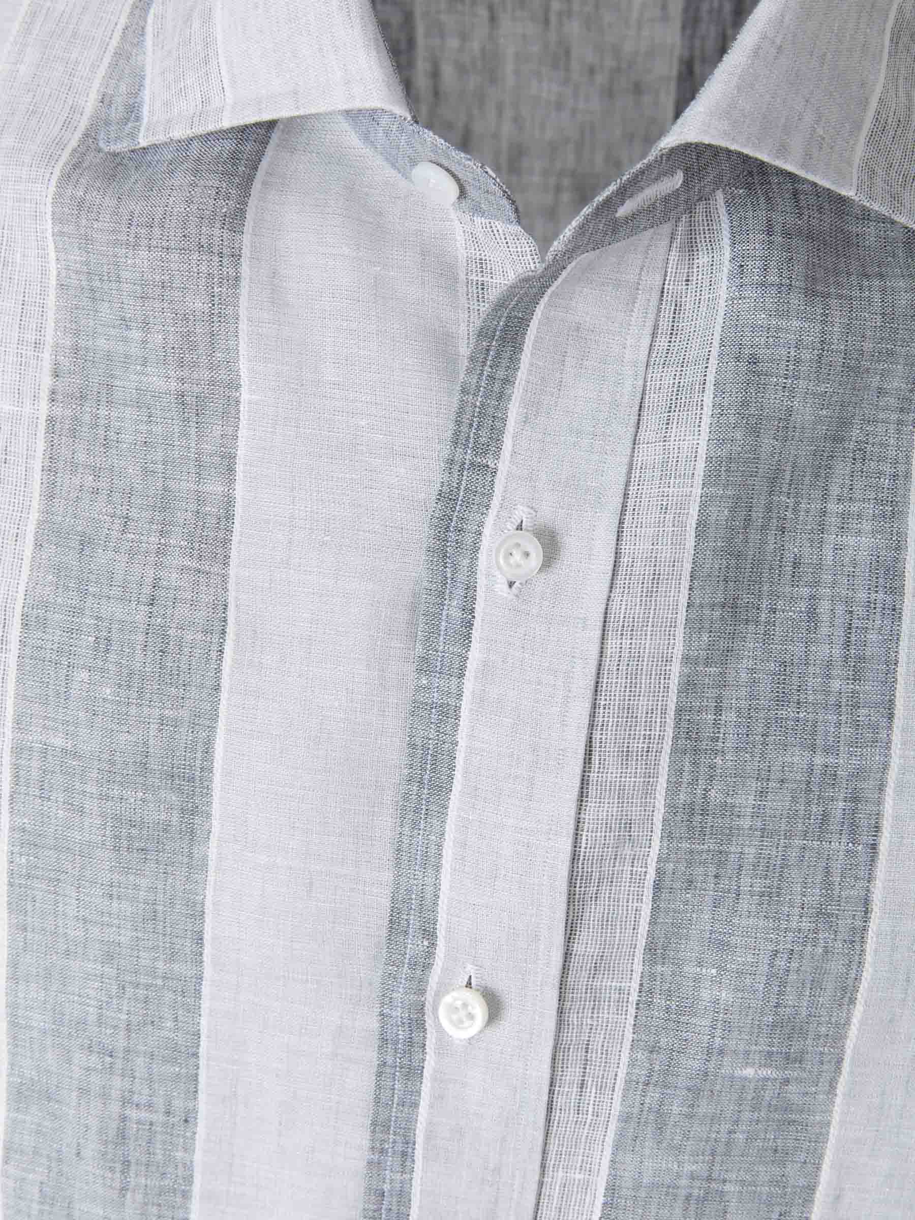 Isaia Camisa Milano Algodón color Rojo sku 531-005504 01 - Foto 3