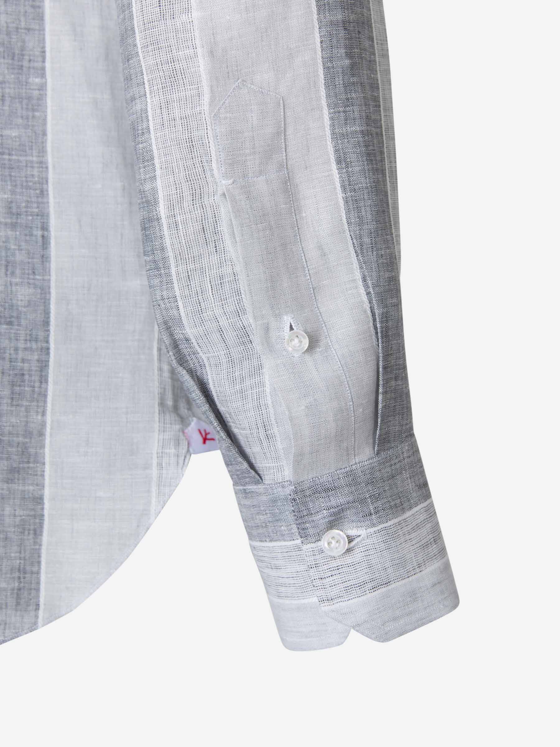 Isaia Camisa Milano Algodón color Rojo sku 531-005504 01 - Foto 4