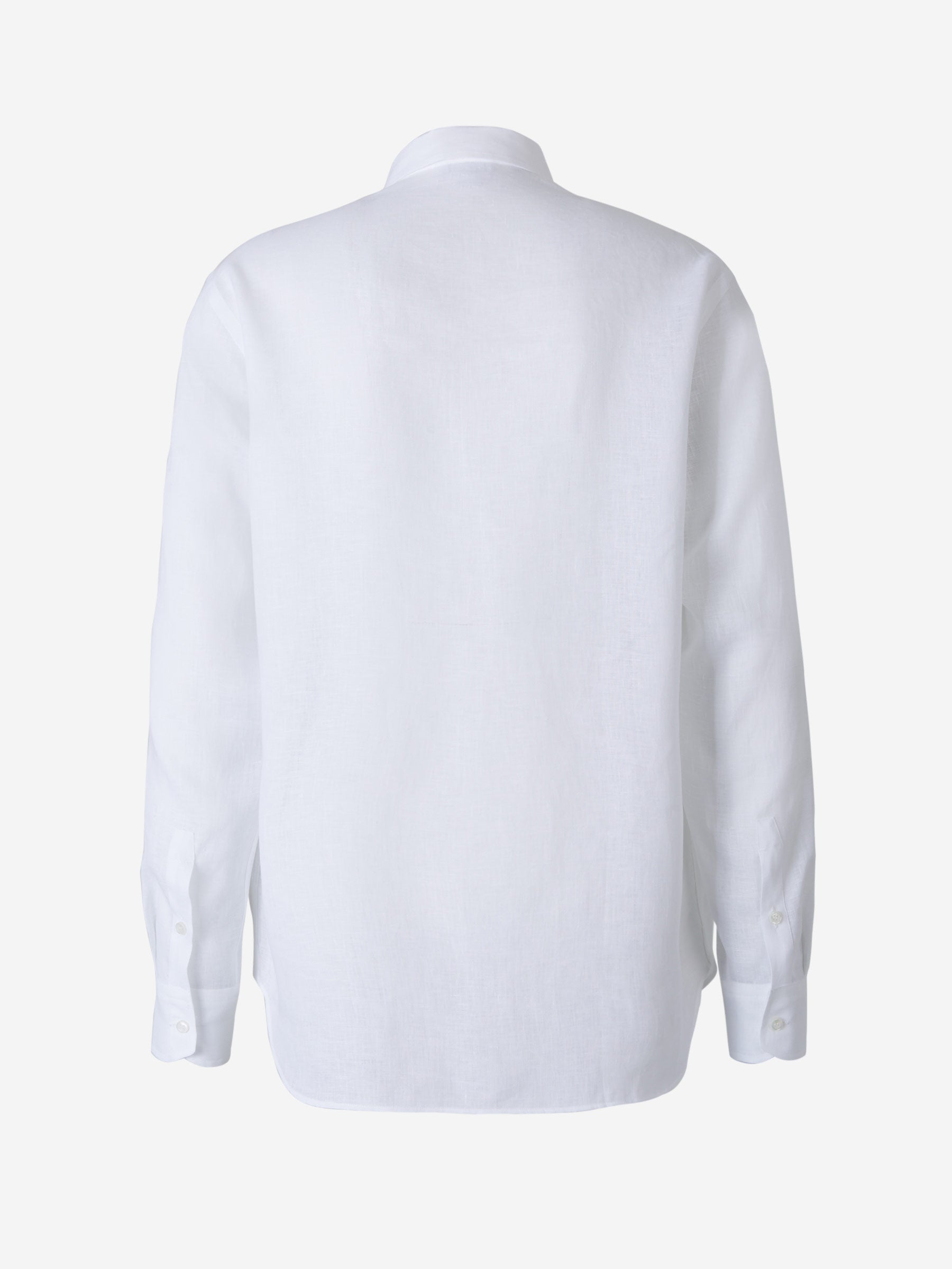 Brioni Camisa Bolsillo Lino color Blanco sku 531-005508 01 - Foto 2