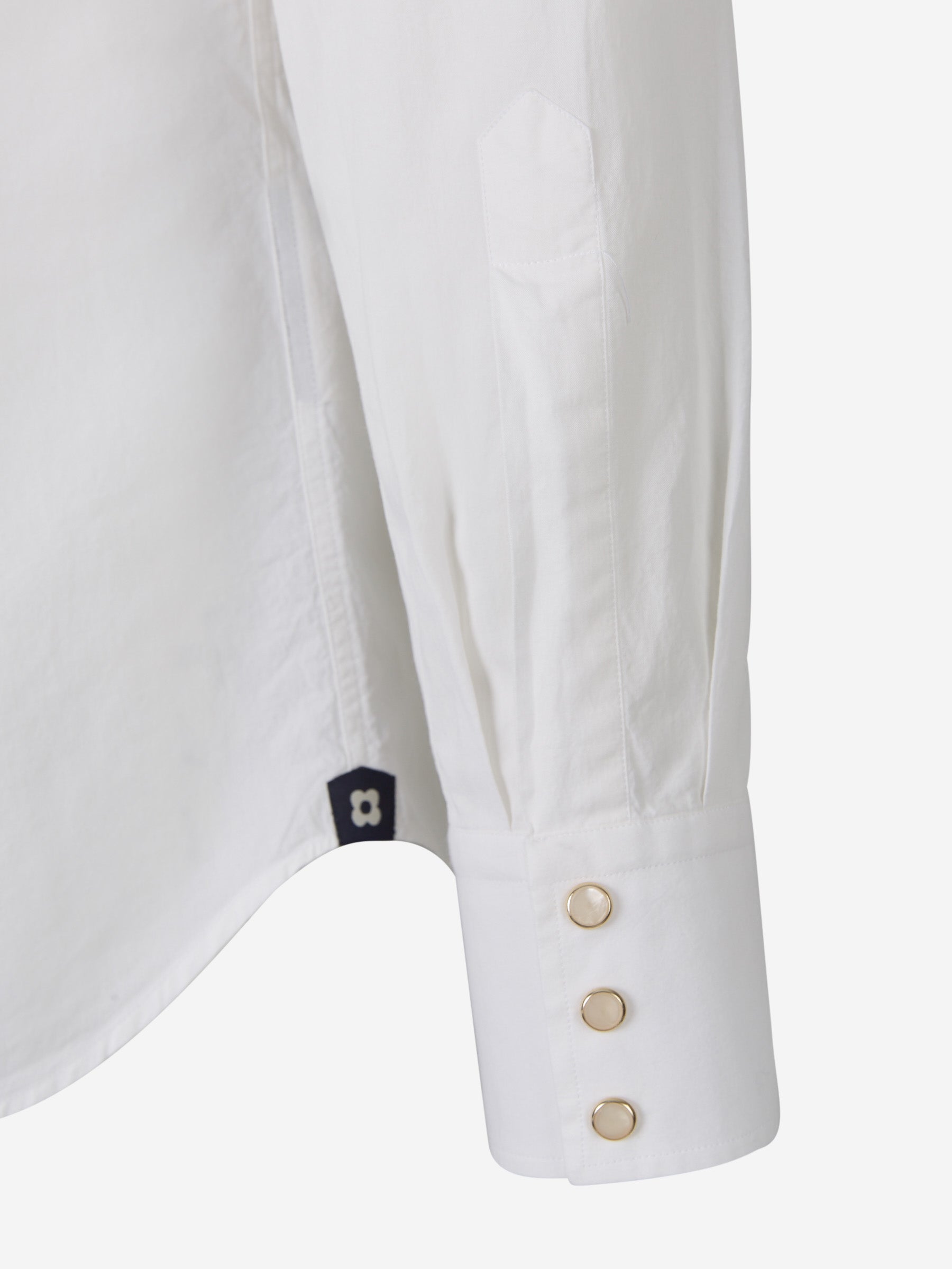 Lardini Camisa Doble Bolsillo color Blanco sku 531-005523 01 - Foto 4