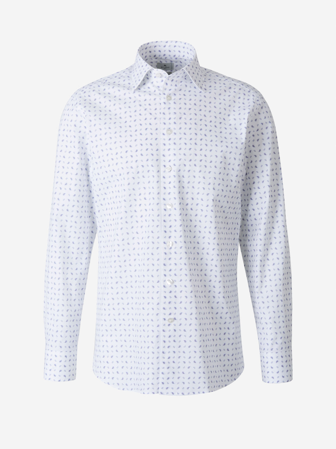 Etro Camisa Estampado Micro Paisley color Blanco sku 531-005538 01 - Foto 1