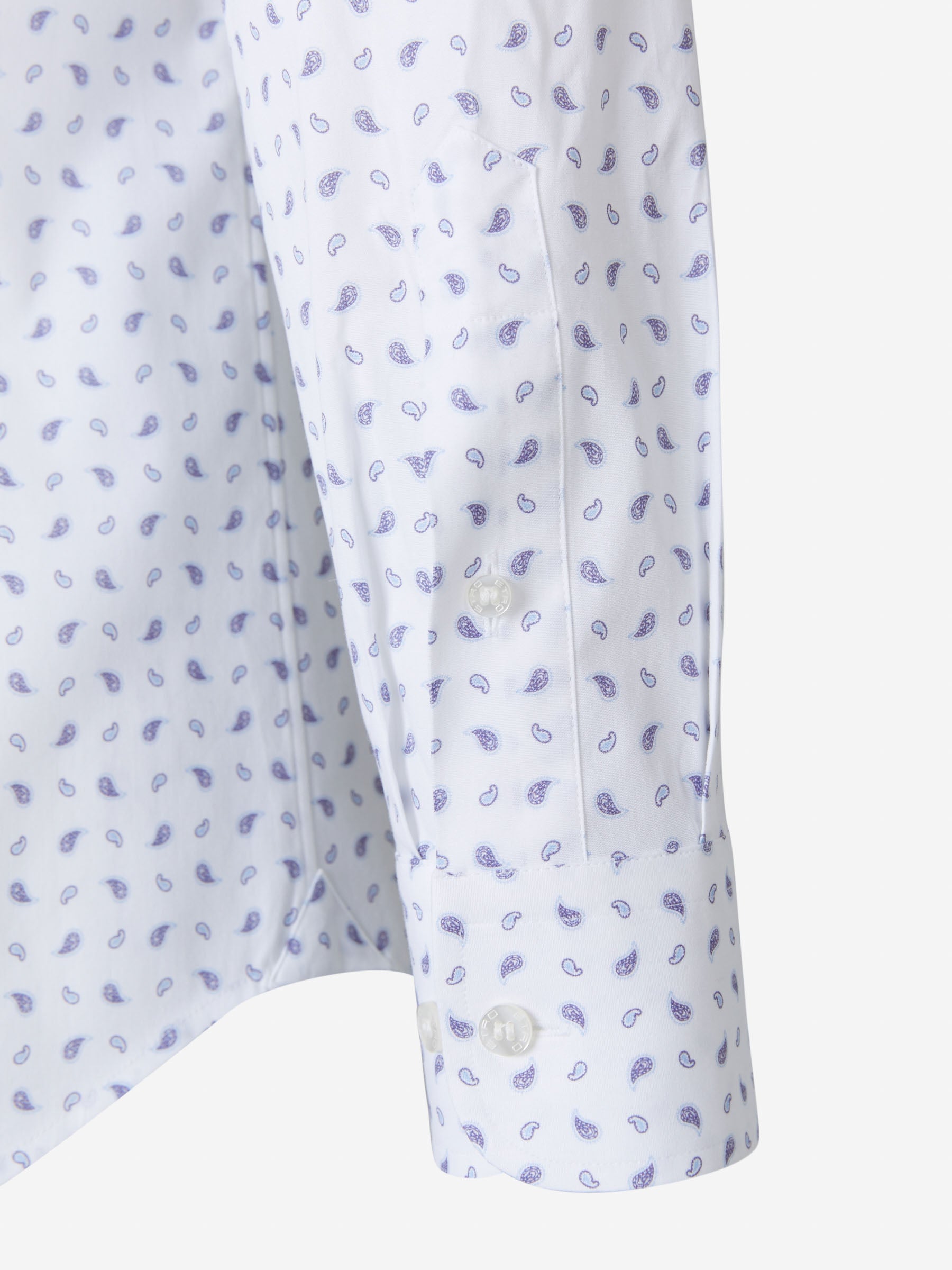 Etro Camisa Estampado Micro Paisley color Blanco sku 531-005538 01 - Foto 4
