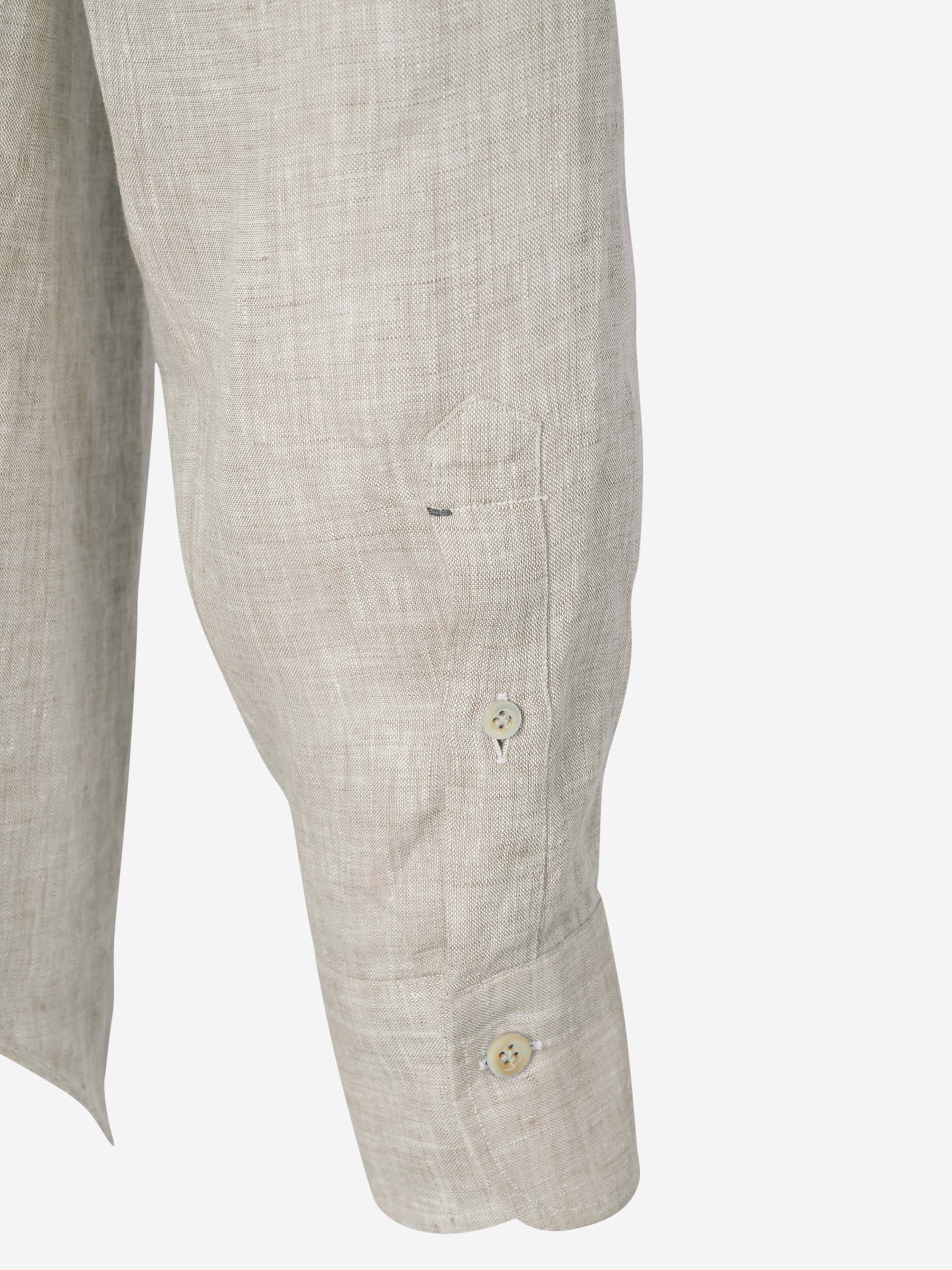 Santa Eulalia Camisa Lino color Blanco sku 531-005564 05 - Foto 3