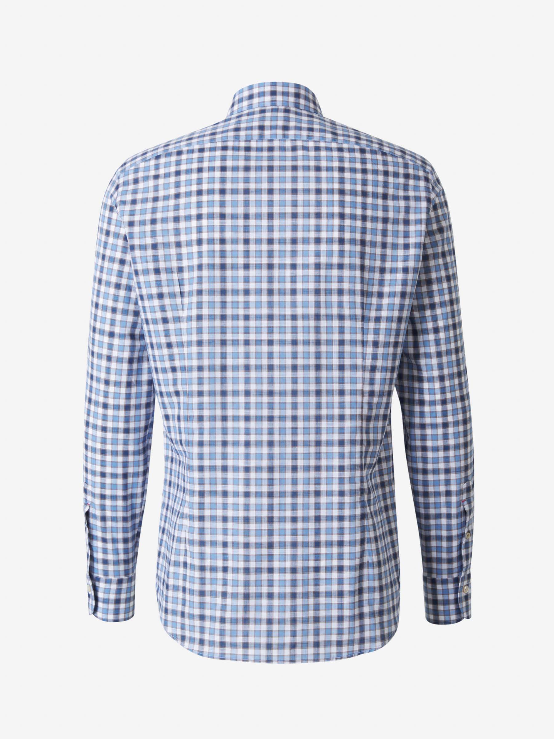 Santa Eulalia Camisa Motivo Cuadros color Azul Noche sku 531-005573 01 - Foto 2