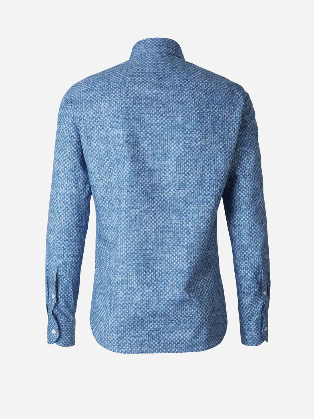 Santa Eulalia Camisa Motivo Hojas Texturizada color Azul Noche sku 531-005577 02 - Foto 2