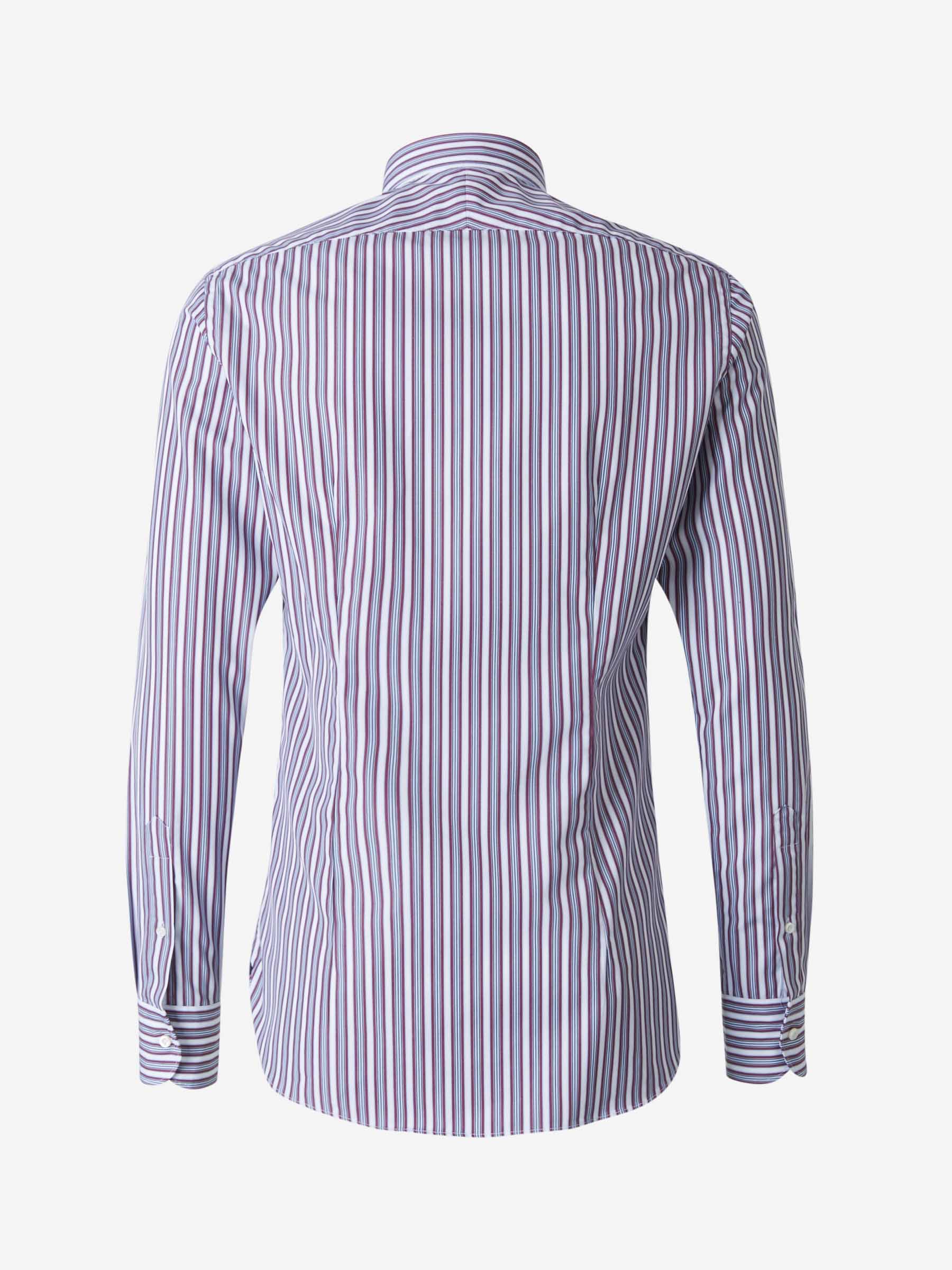 Santa Eulalia Camisa Motivo Rayas Bicolor color Burdeos sku 531-005581 01 - Foto 2