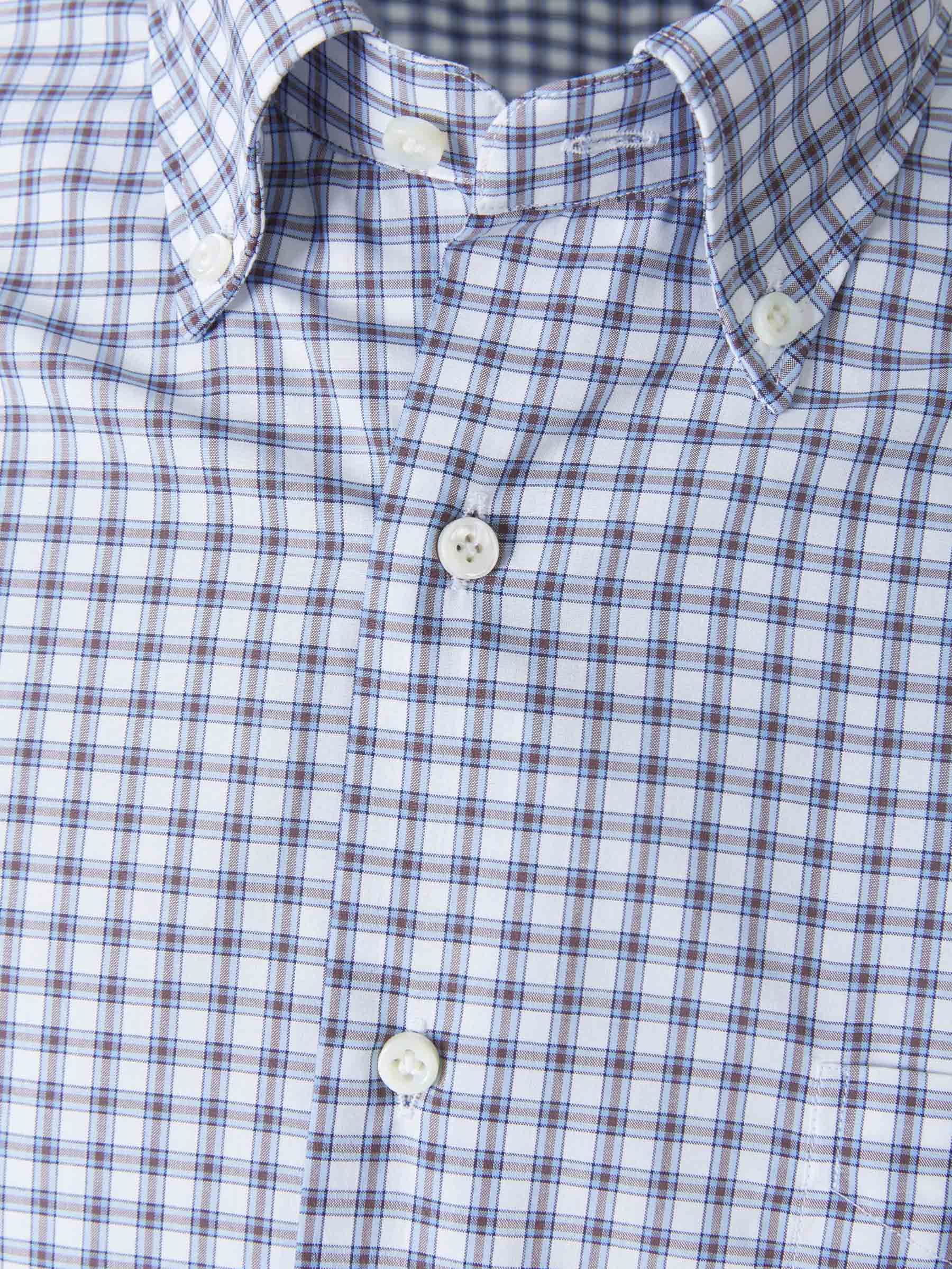 Santa Eulalia Camisa Motivo Cuadros color Azul Cobalto sku 531-005584 01 - Foto 3