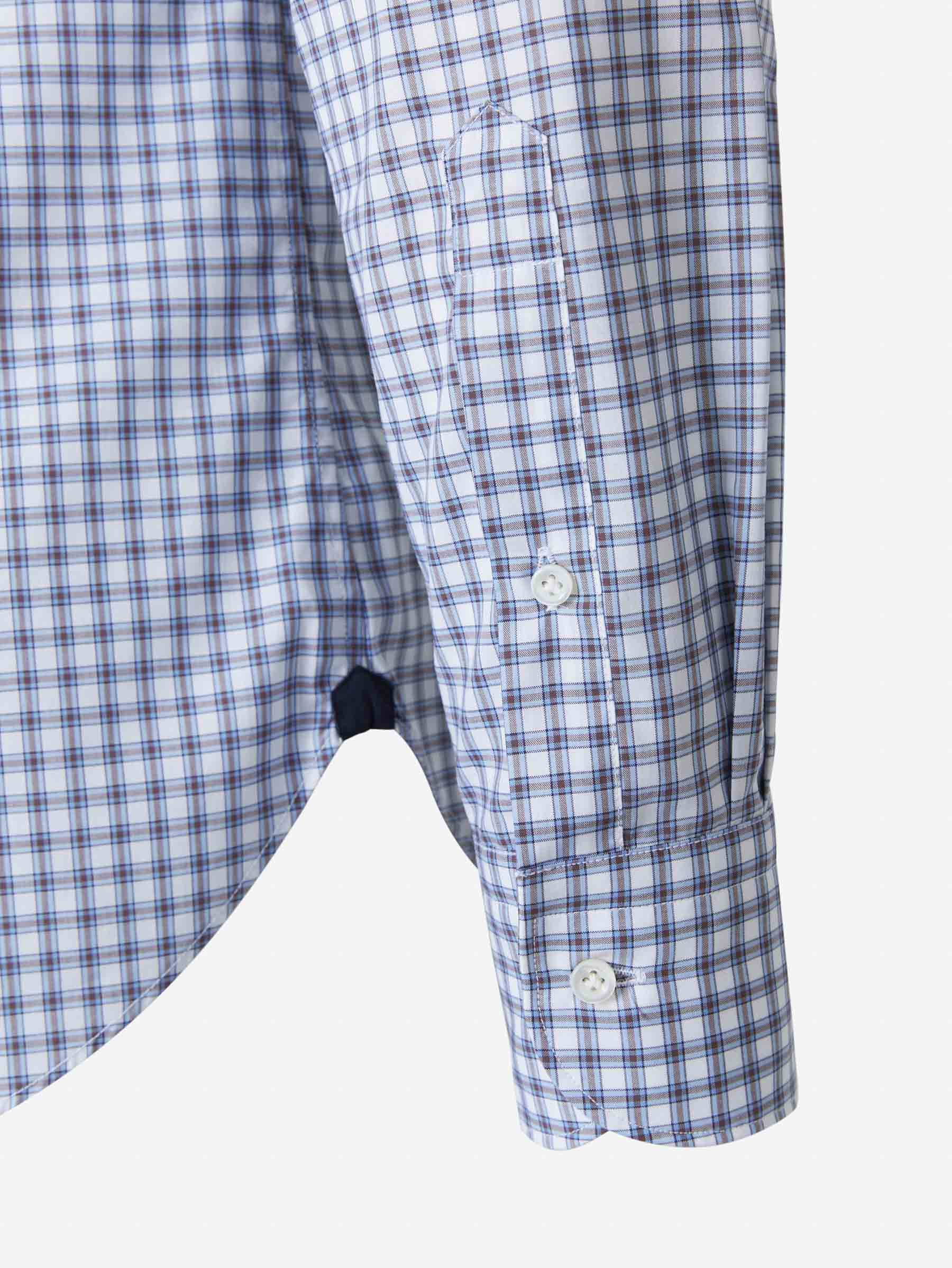 Santa Eulalia Camisa Motivo Cuadros color Azul Cobalto sku 531-005584 01 - Foto 4