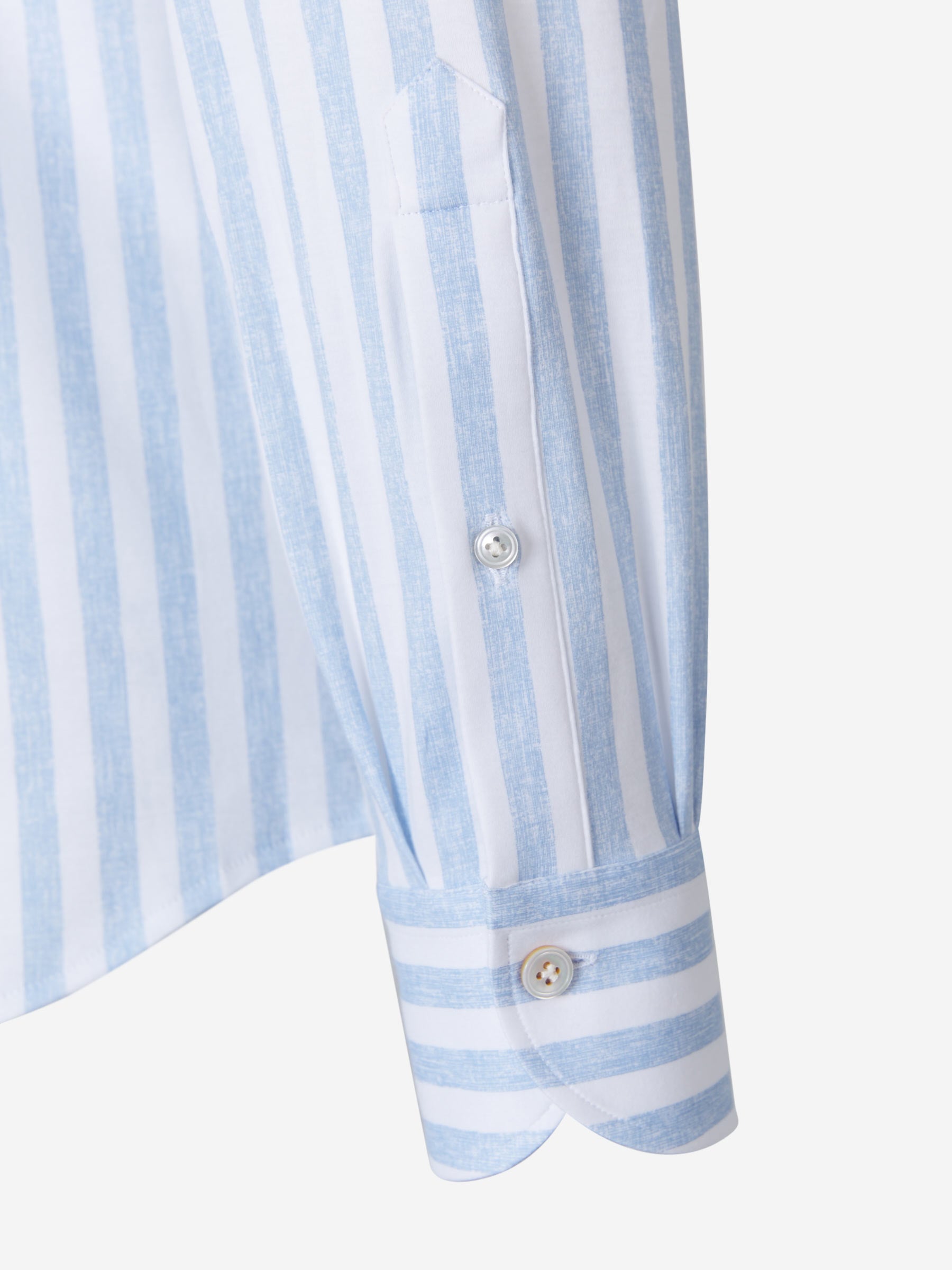 Santa Eulalia Camisa Algodón Rayas color Azul Cielo sku 531-005602 01 - Foto 4