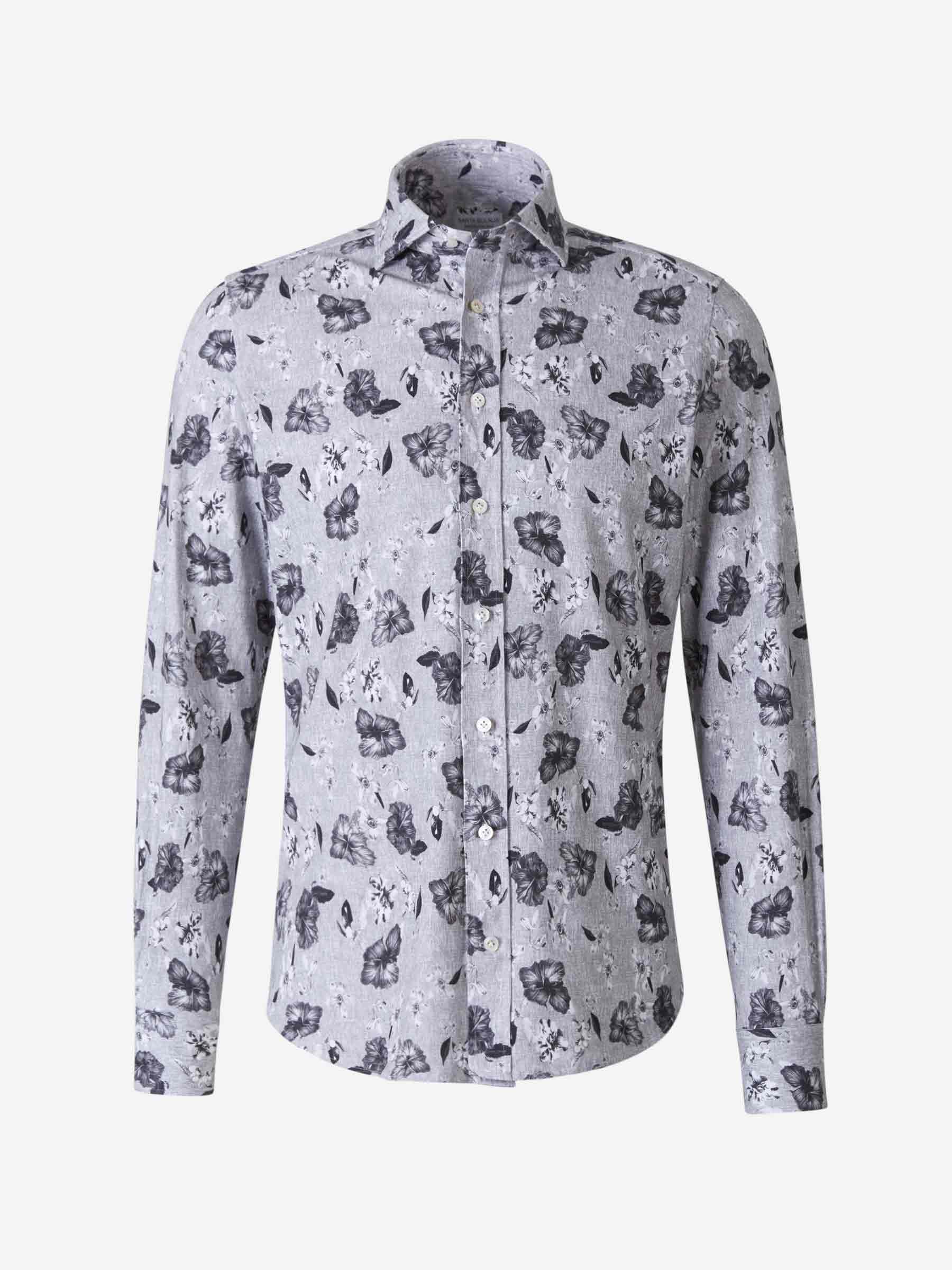 Santa Eulalia Camisa Motivo Floral color Gris Claro sku 531-005604 01 - Foto 1