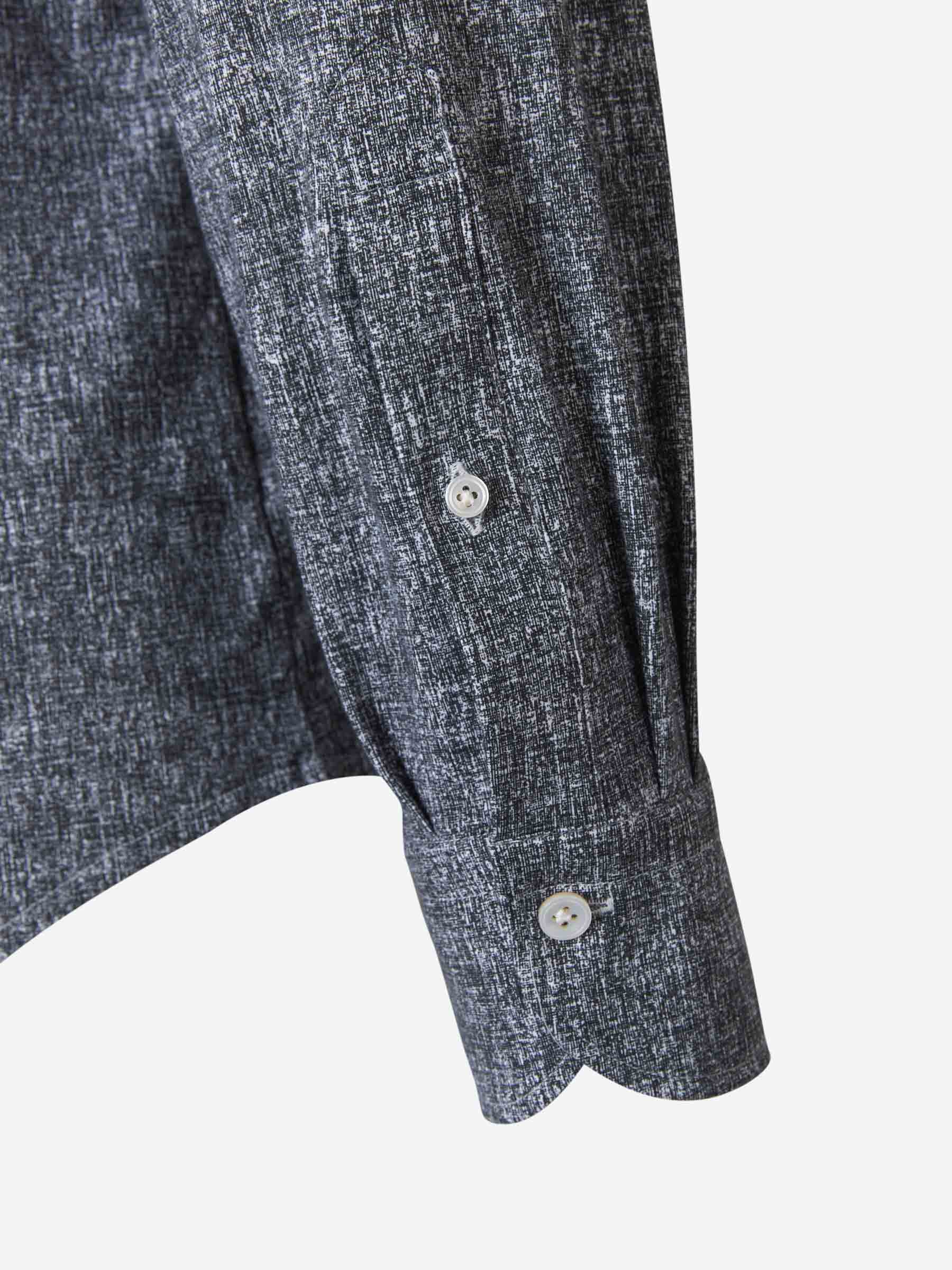 Santa Eulalia Camisa Jaspeada Algodón color Verde Oscuro sku 531-005605 01 - Foto 4