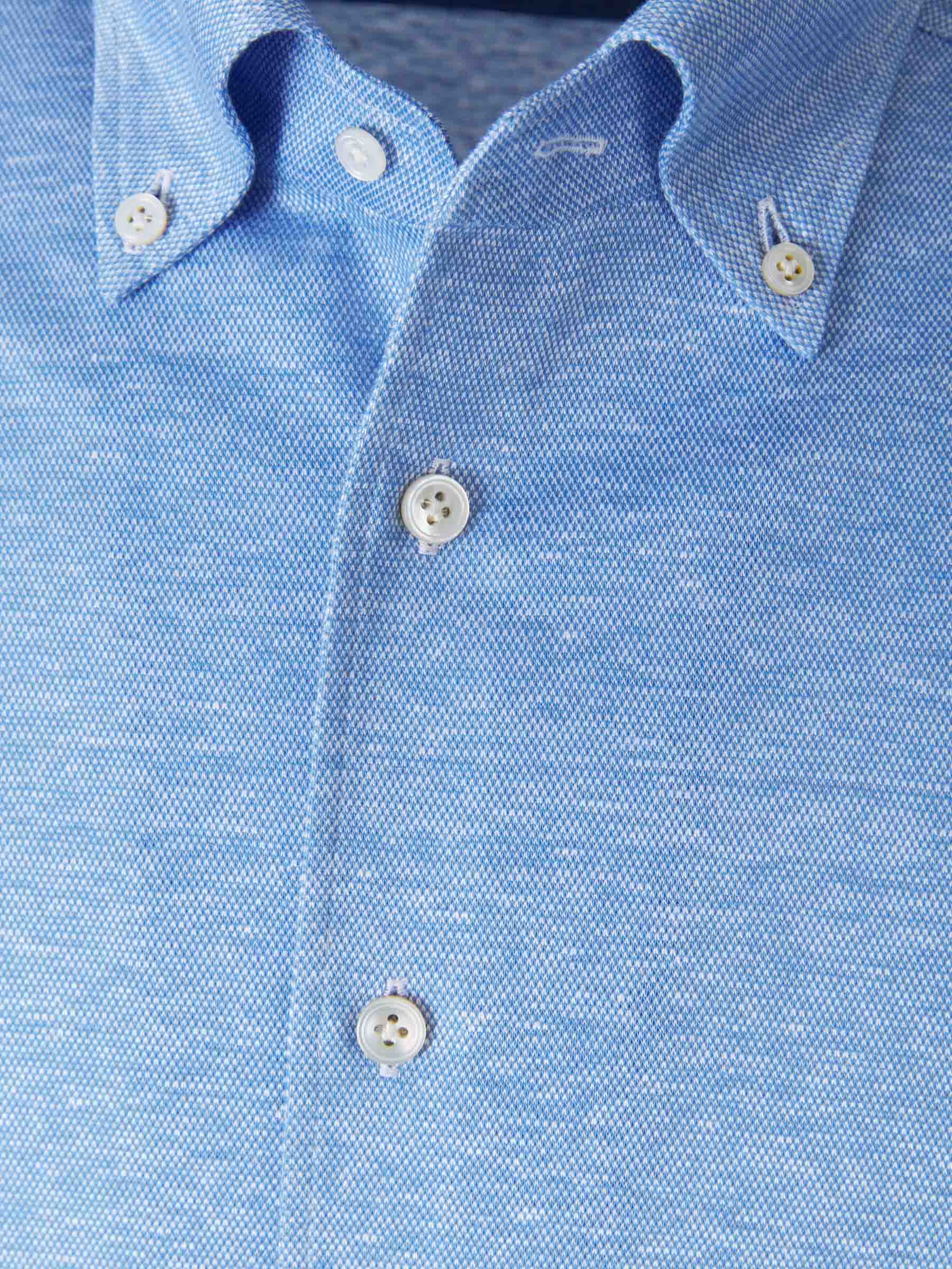 Santa Eulalia Camisa Punto Lino color Rosa Empolvado sku 531-005606 04 - Foto 7