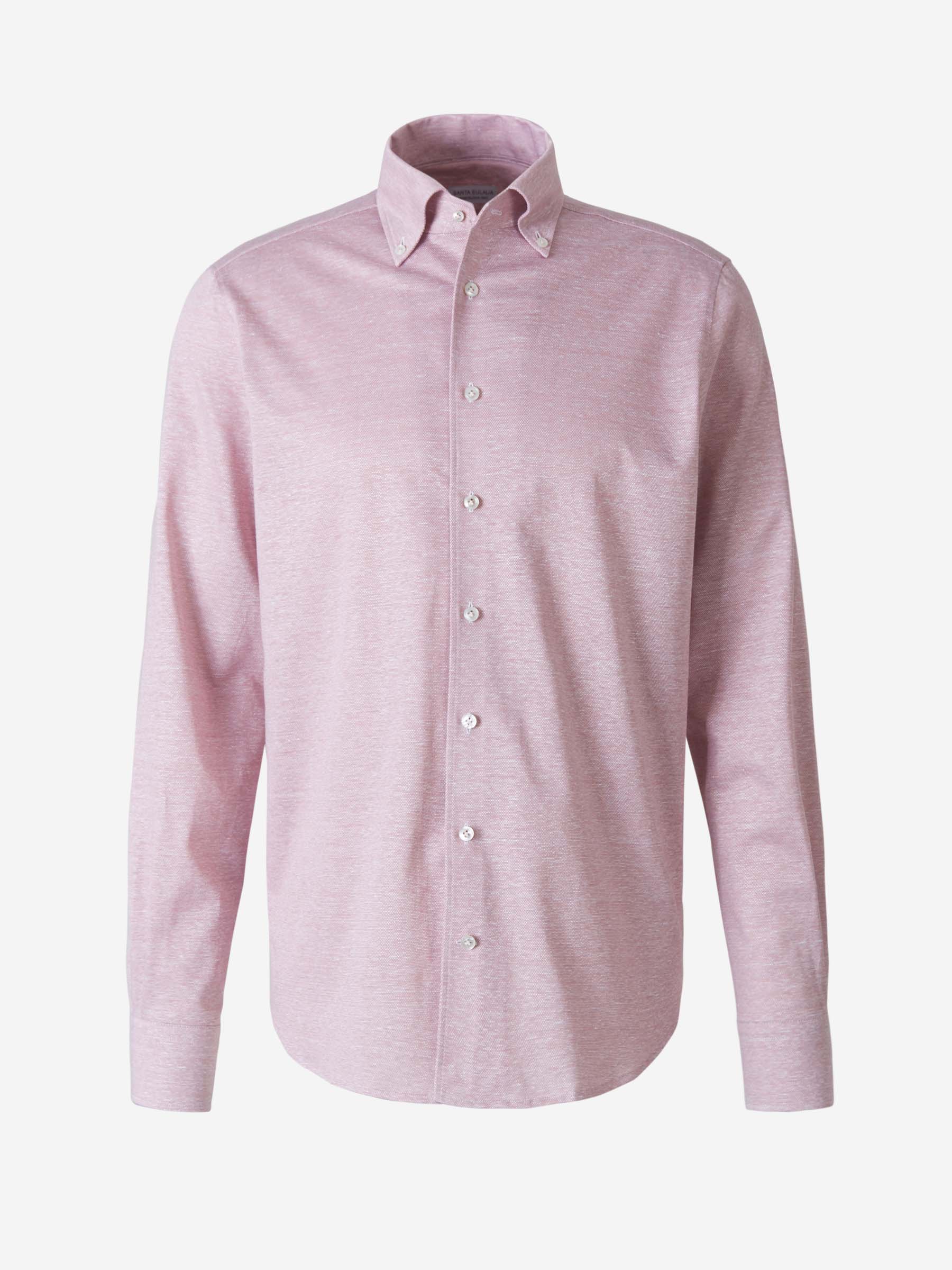 Santa Eulalia Camisa Punto Lino color Rosa Empolvado sku 531-005606 04 - Foto 13